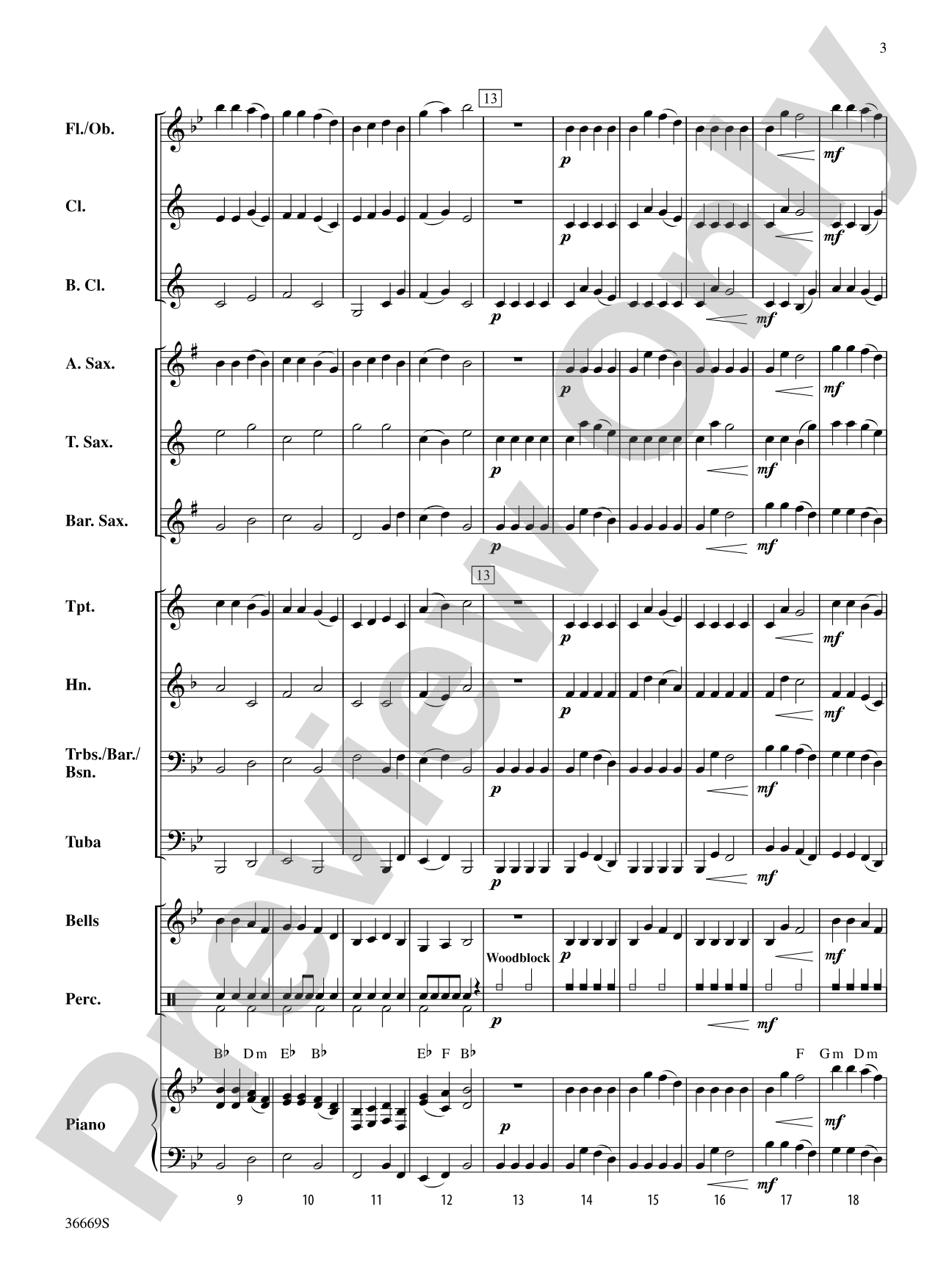 American Rounds: Concert Band Conductor Score & Parts