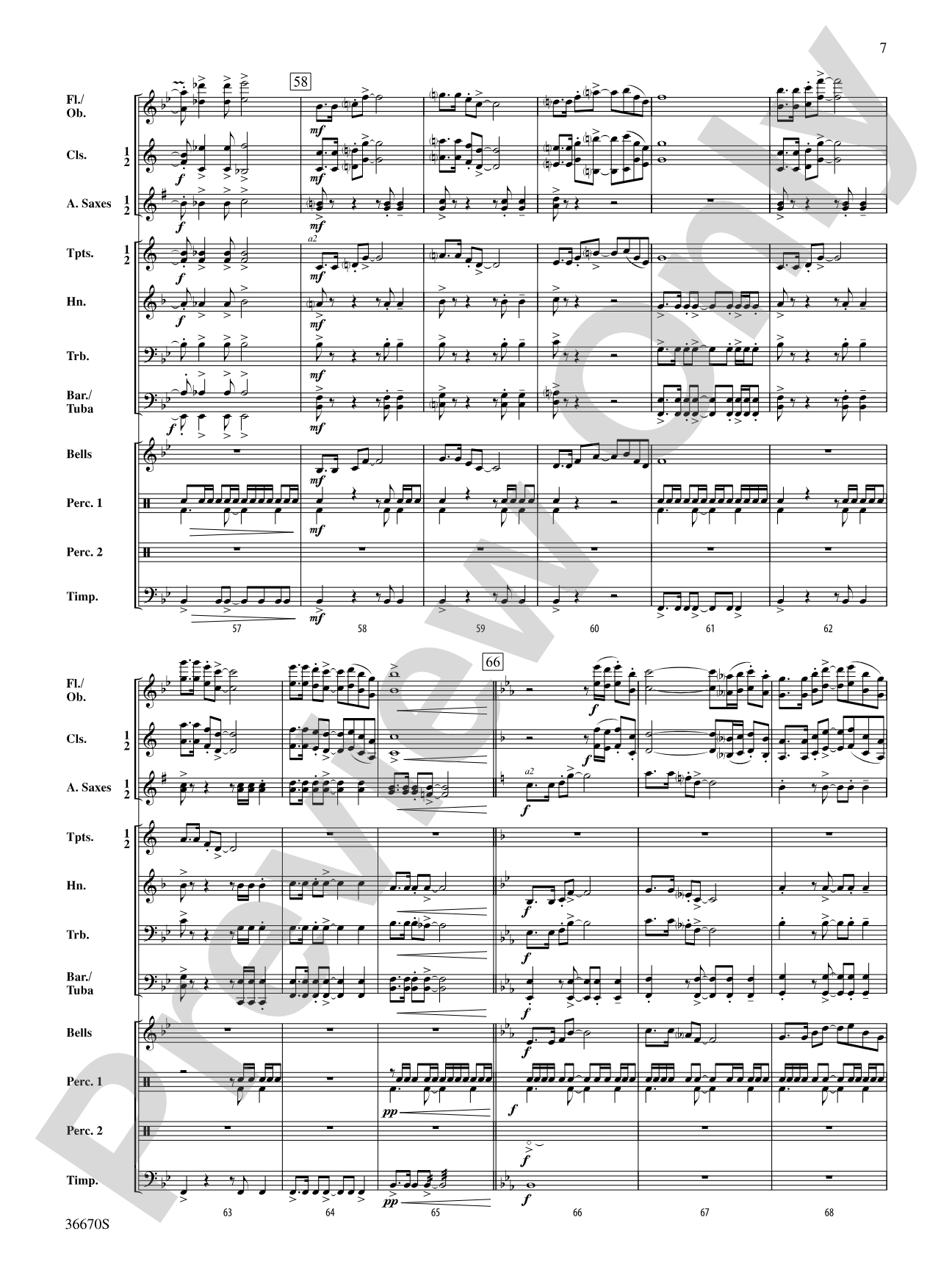 Rouge Valley Celebration: Score