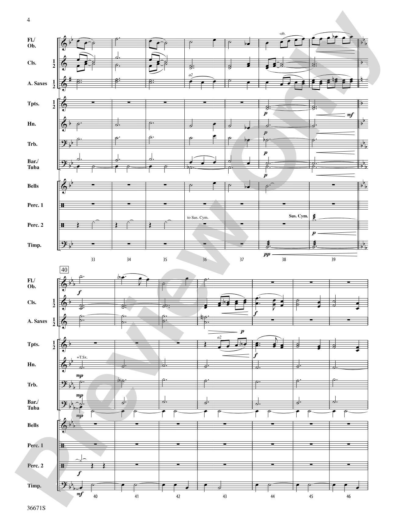 Cape Breton Lullaby: Concert Band Conductor Score & Parts