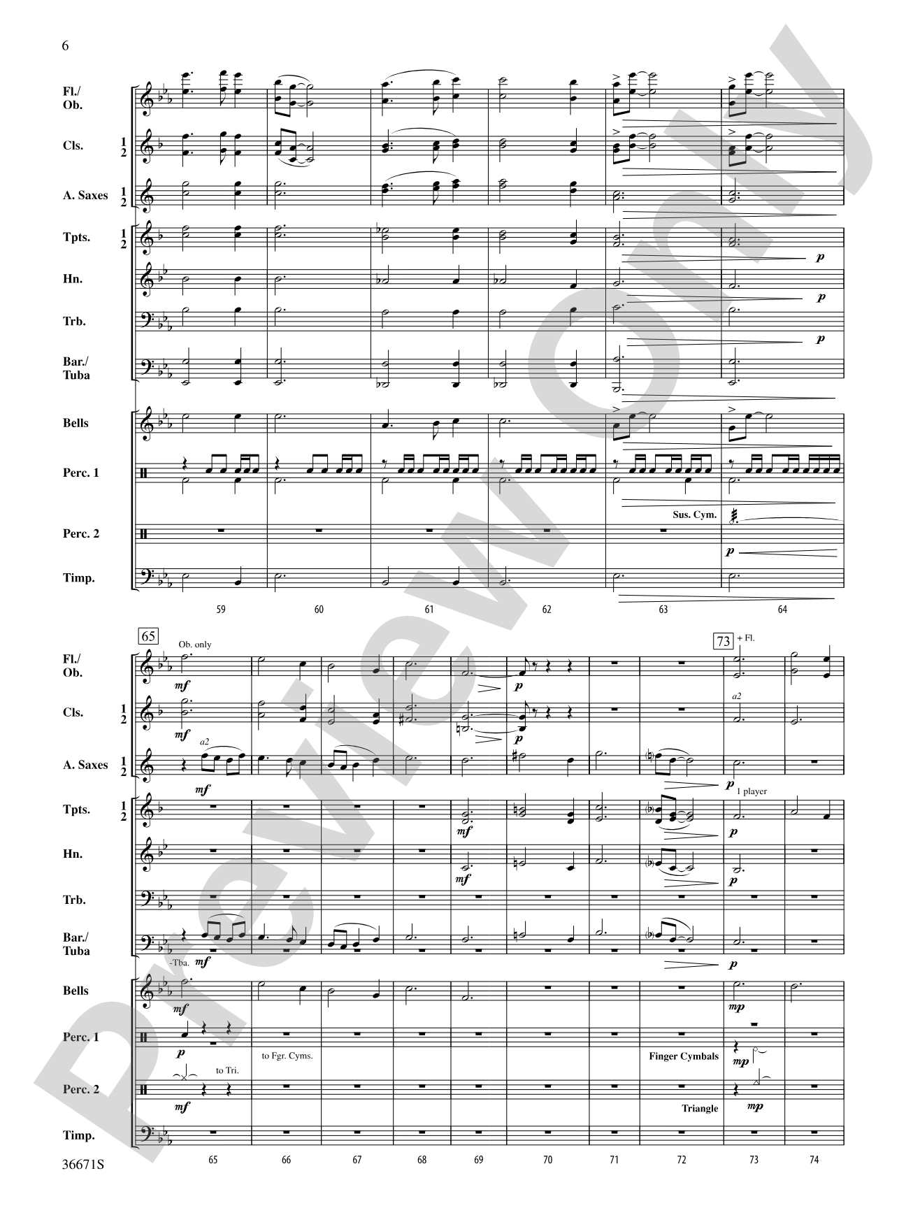 Cape Breton Lullaby: Concert Band Conductor Score & Parts