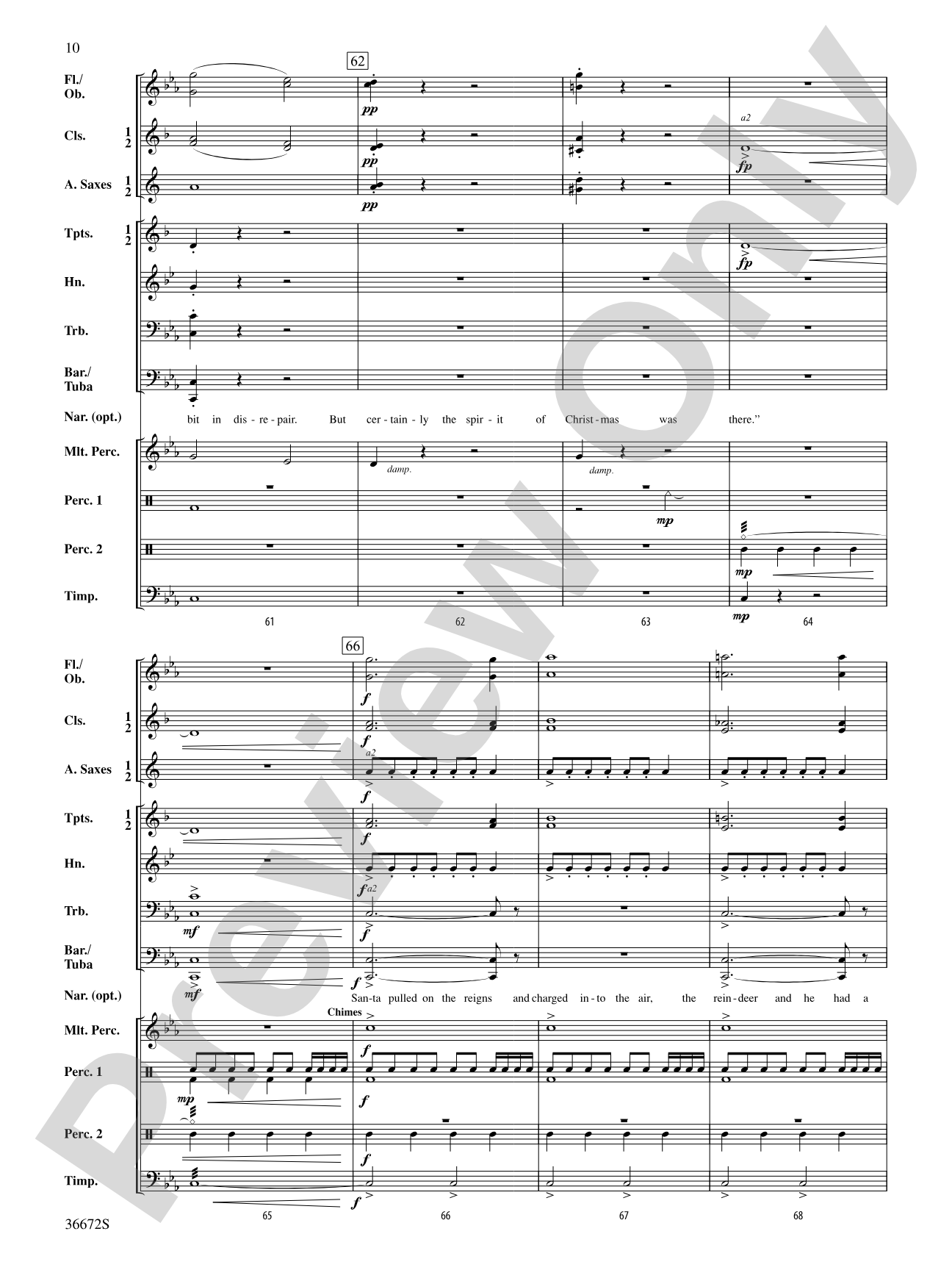Up on a Haunted Housetop: Concert Band Conductor Score & Parts