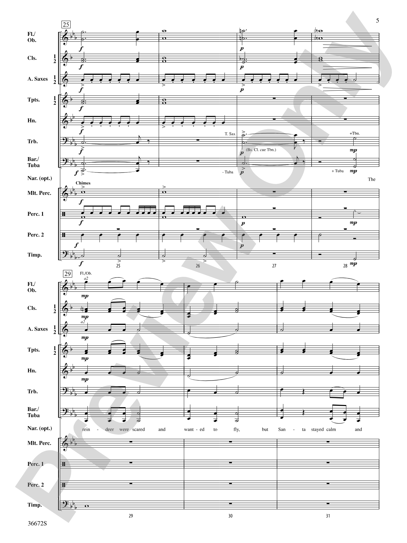 Up on a Haunted Housetop: Concert Band Conductor Score & Parts