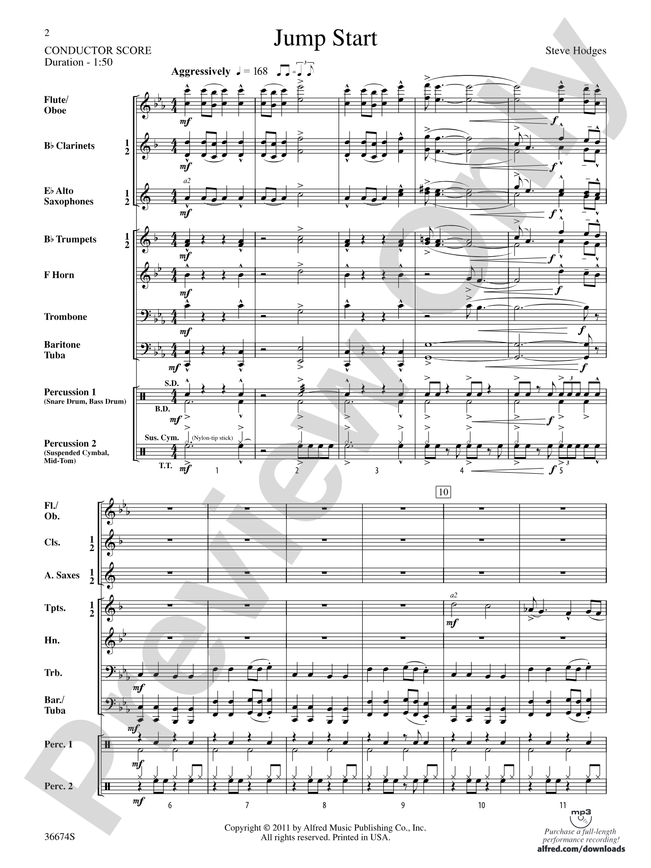 Jump Start: Concert Band Conductor Score & Parts