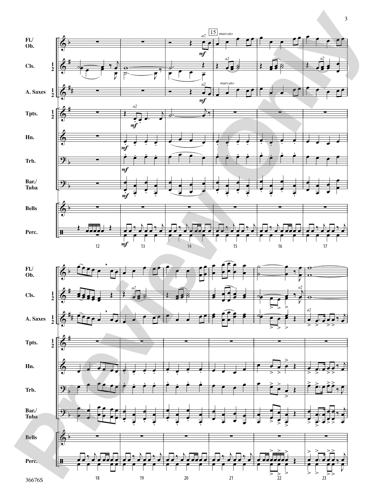 Centennial March: Concert Band Conductor Score & Parts