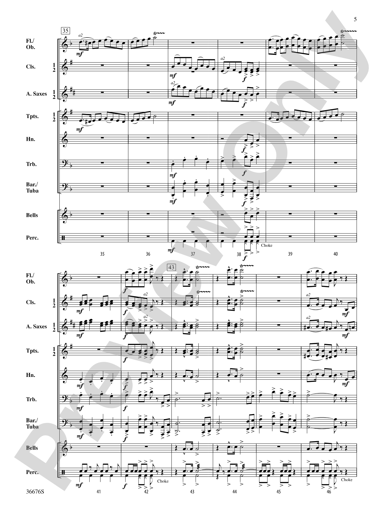 Centennial March: Concert Band Conductor Score & Parts