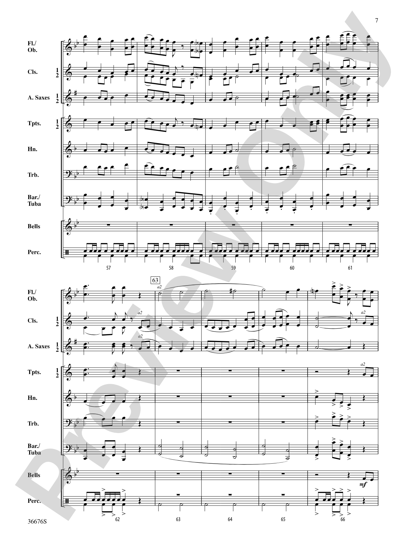 Centennial March: Concert Band Conductor Score & Parts