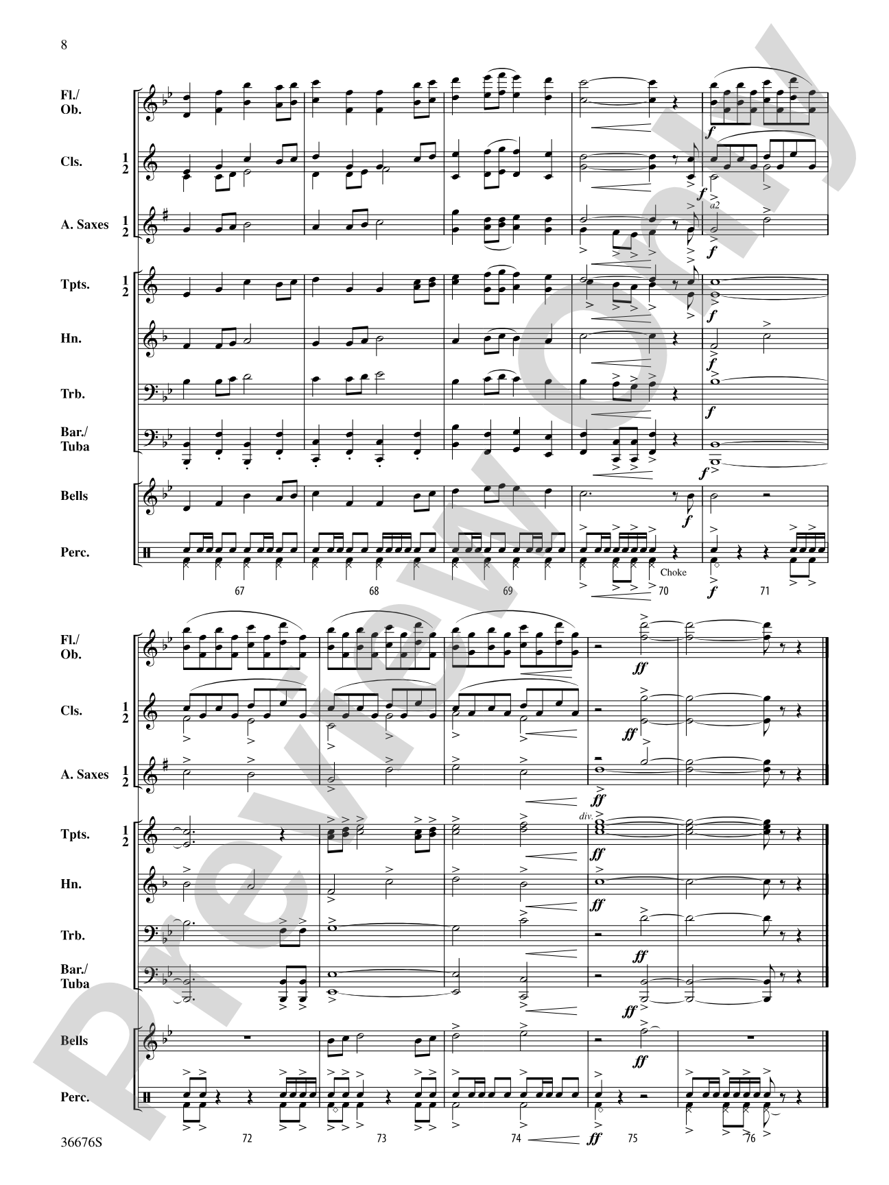 Centennial March: Concert Band Conductor Score & Parts