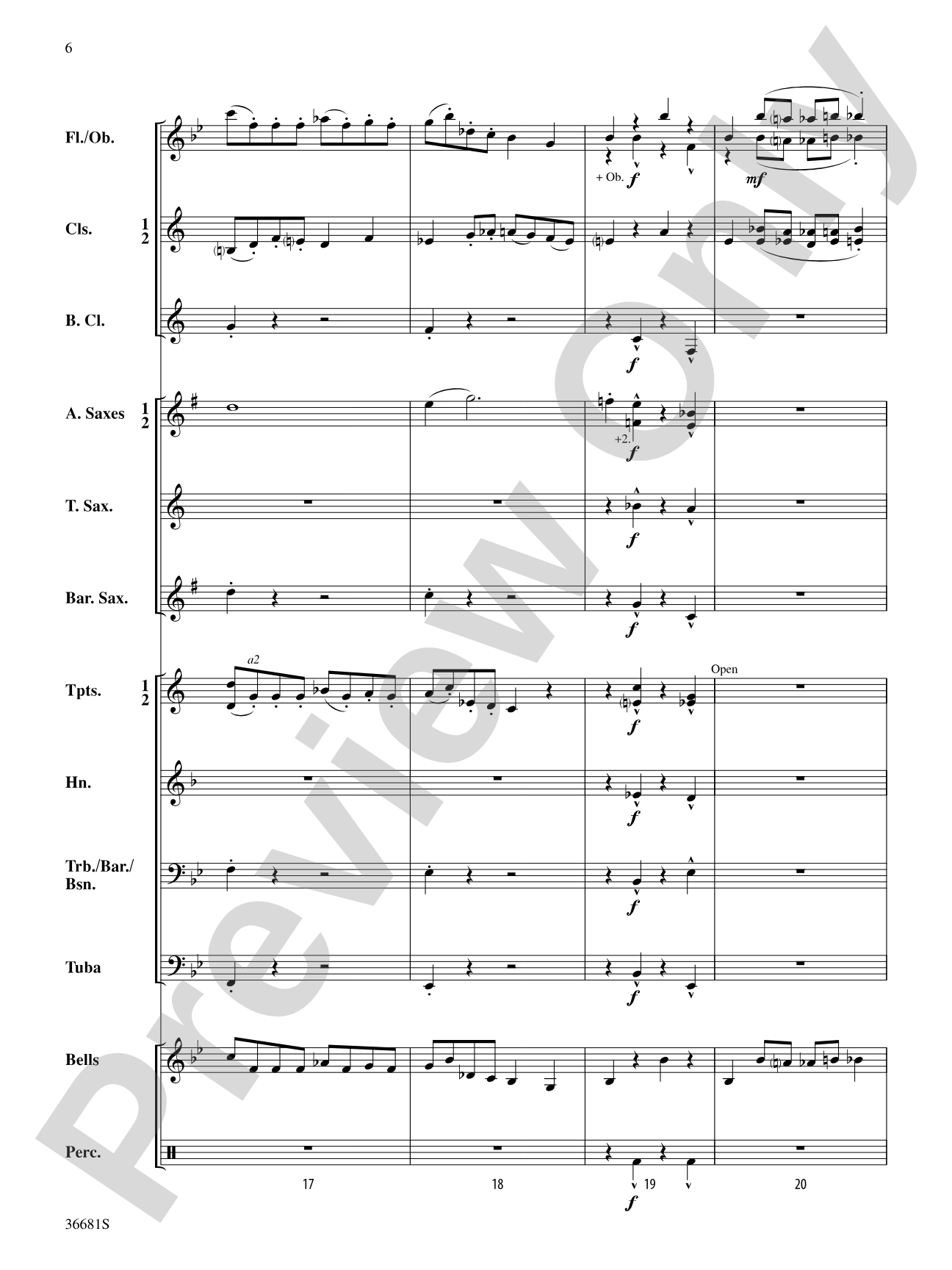 Stomping on Ants: Concert Band Conductor Score & Parts