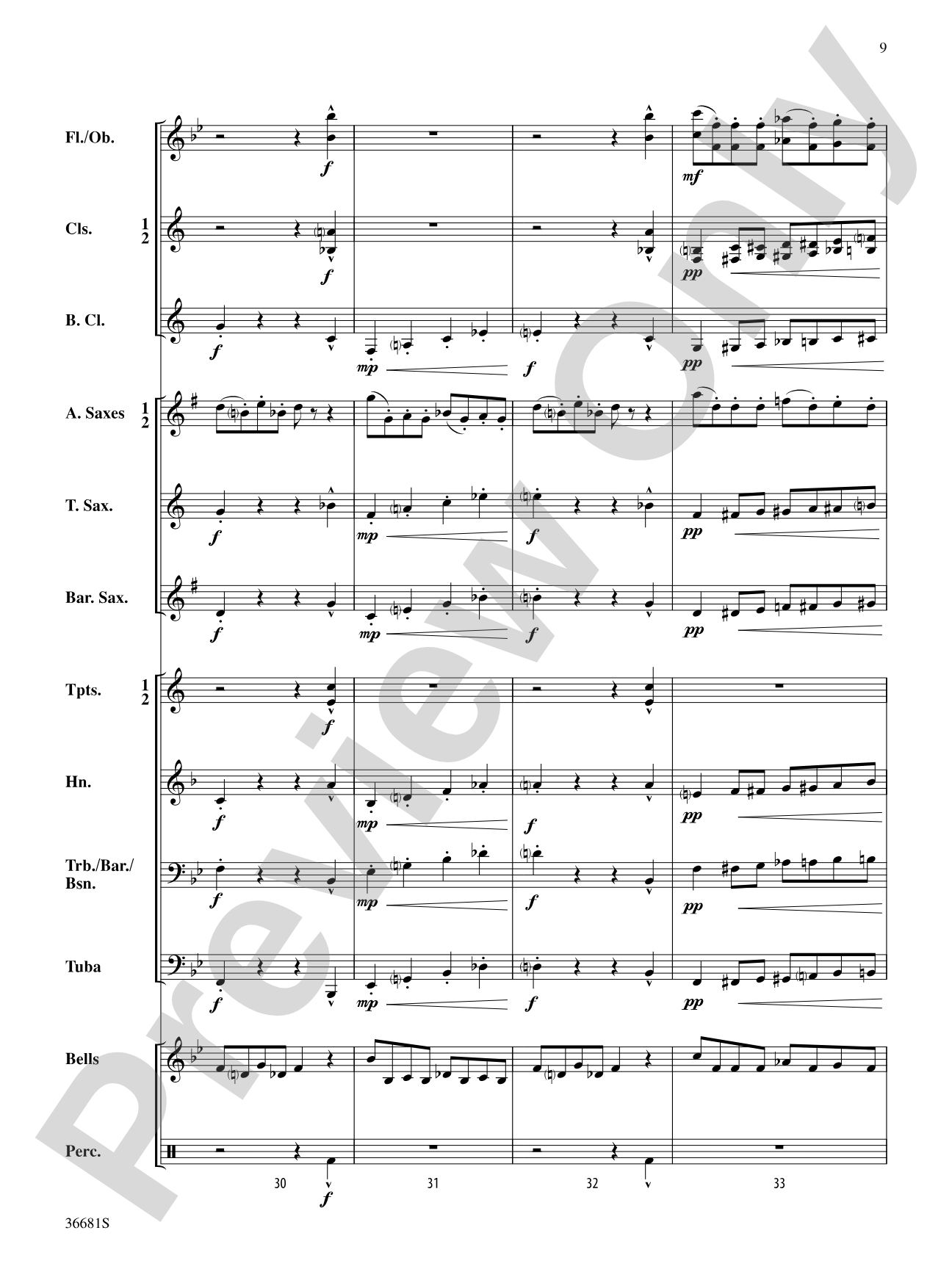 Stomping on Ants: Concert Band Conductor Score & Parts