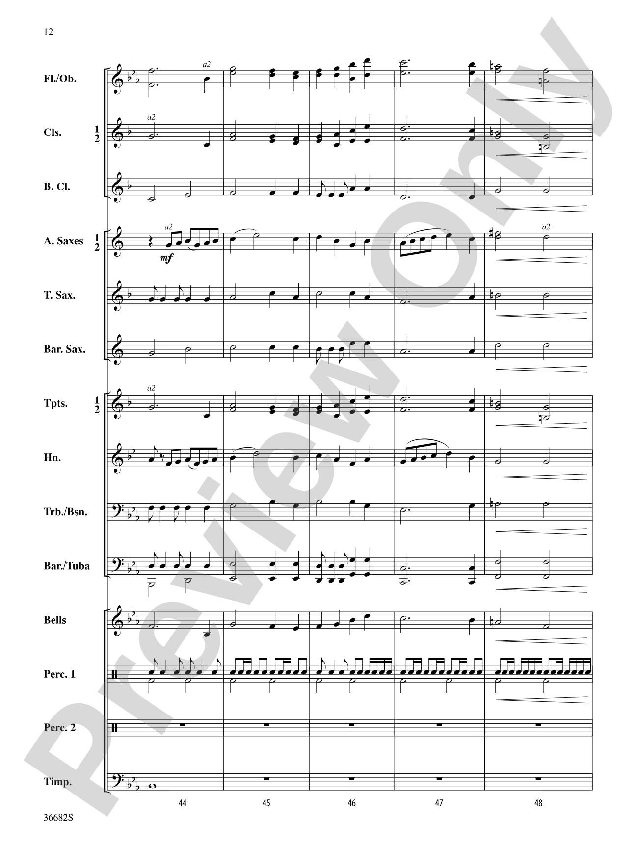 Air Force One: Concert Band Conductor Score & Parts