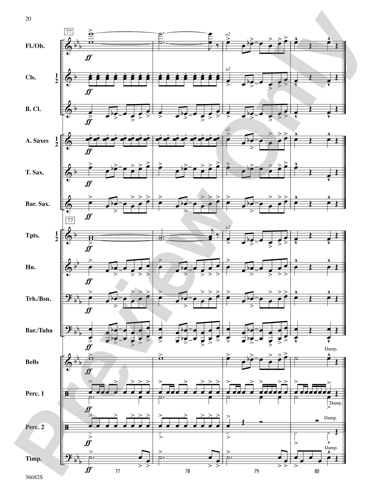 Air Force One: Concert Band Conductor Score & Parts