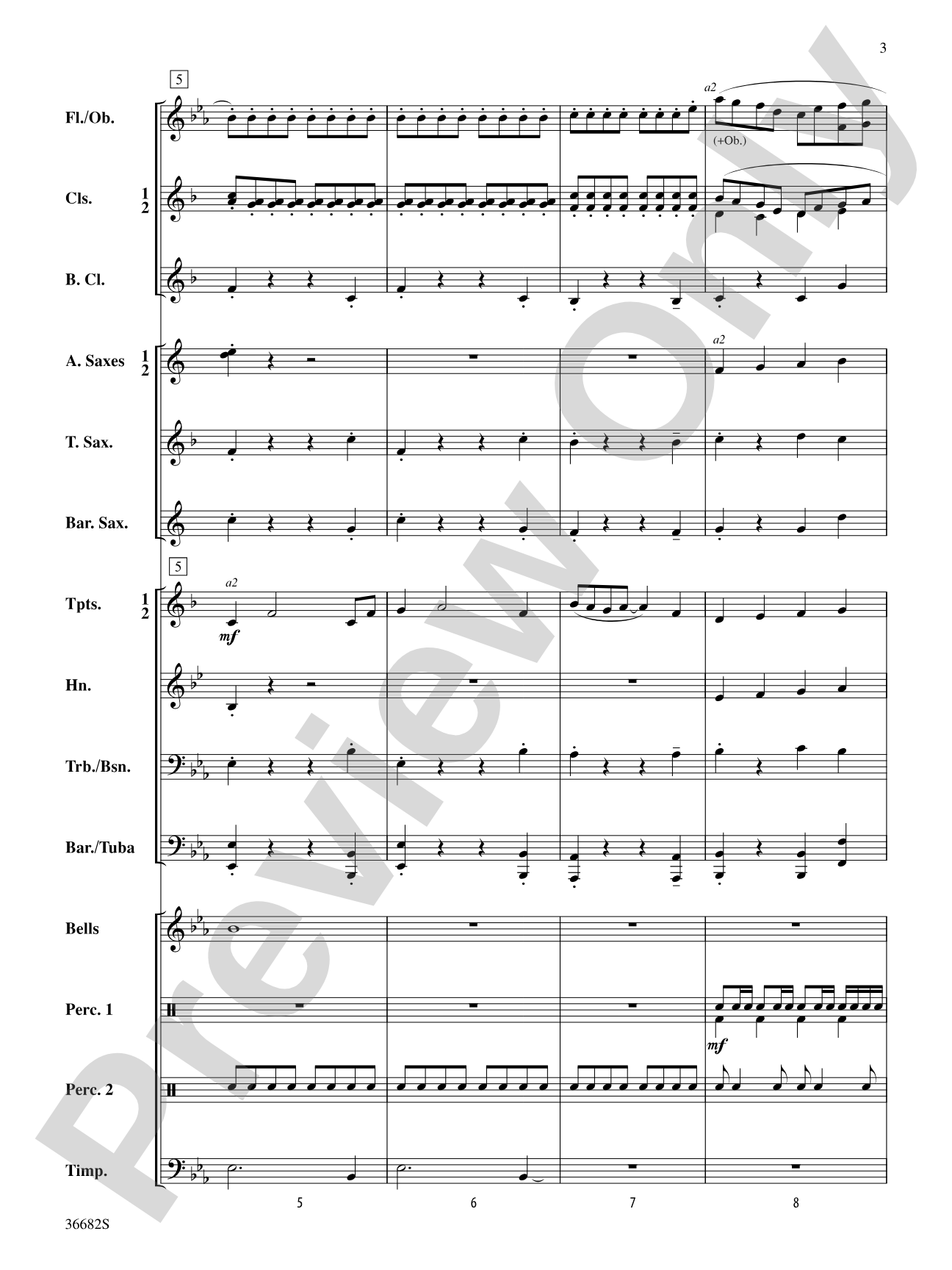 Air Force One: Concert Band Conductor Score & Parts