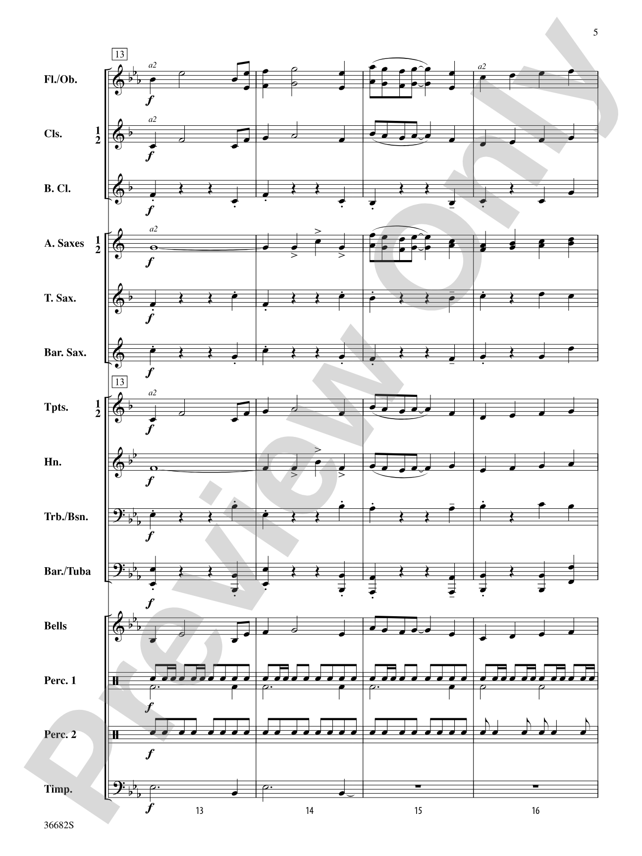 Air Force One: Concert Band Conductor Score & Parts