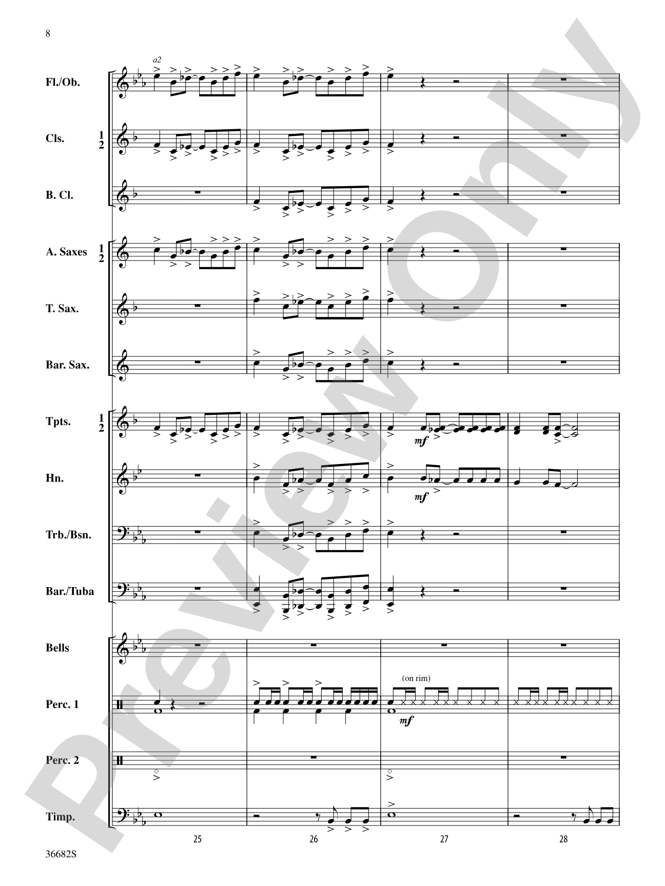 Air Force One: Concert Band Conductor Score & Parts