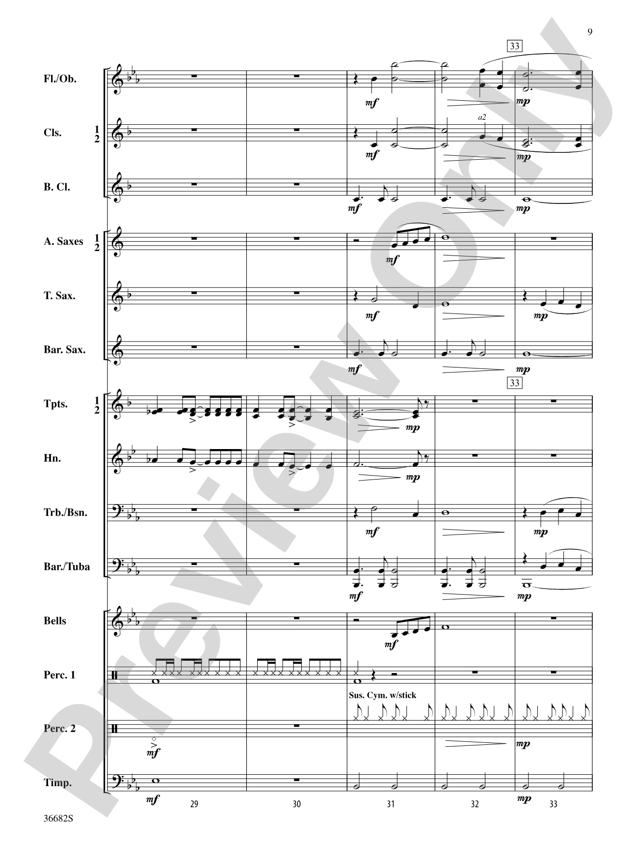 Air Force One: Concert Band Conductor Score & Parts