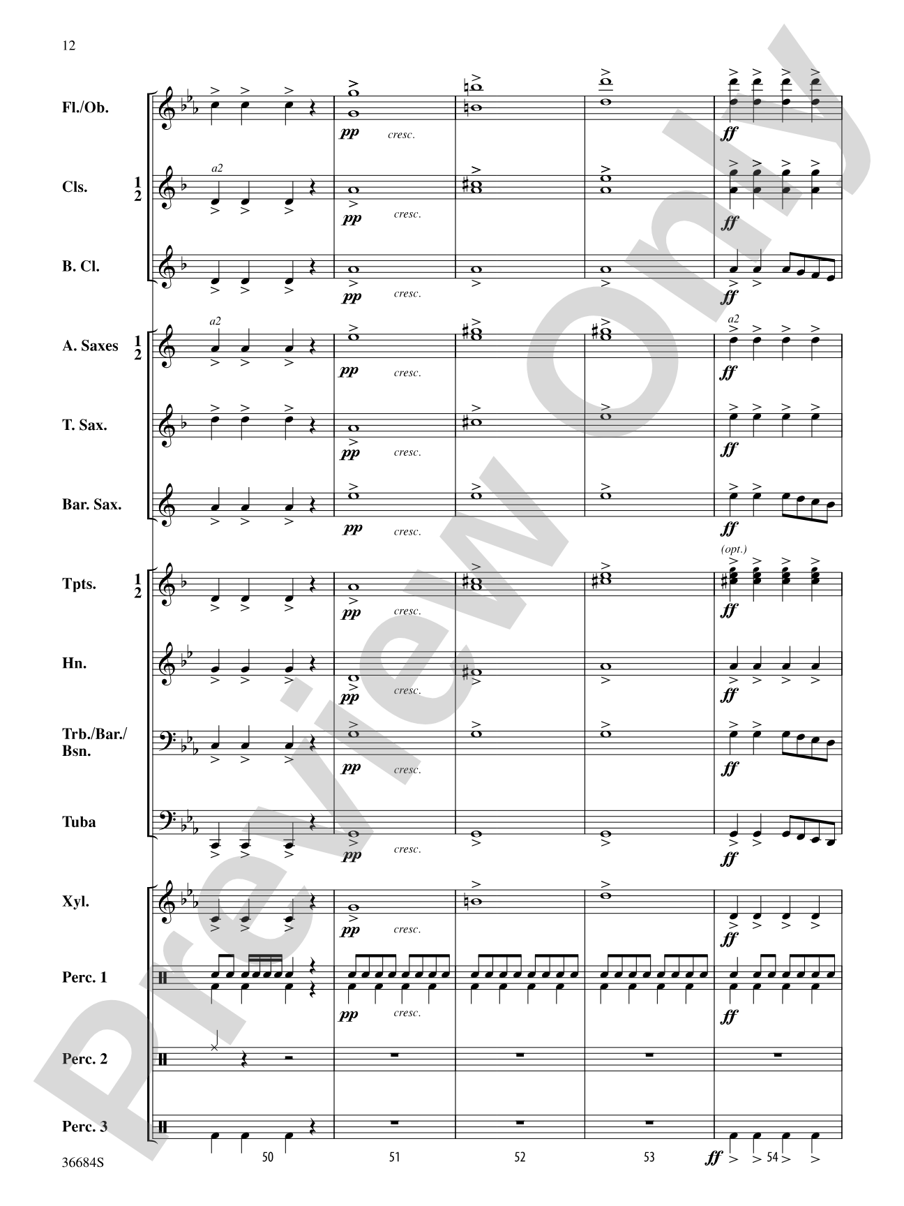 Spookyville: Concert Band Conductor Score & Parts