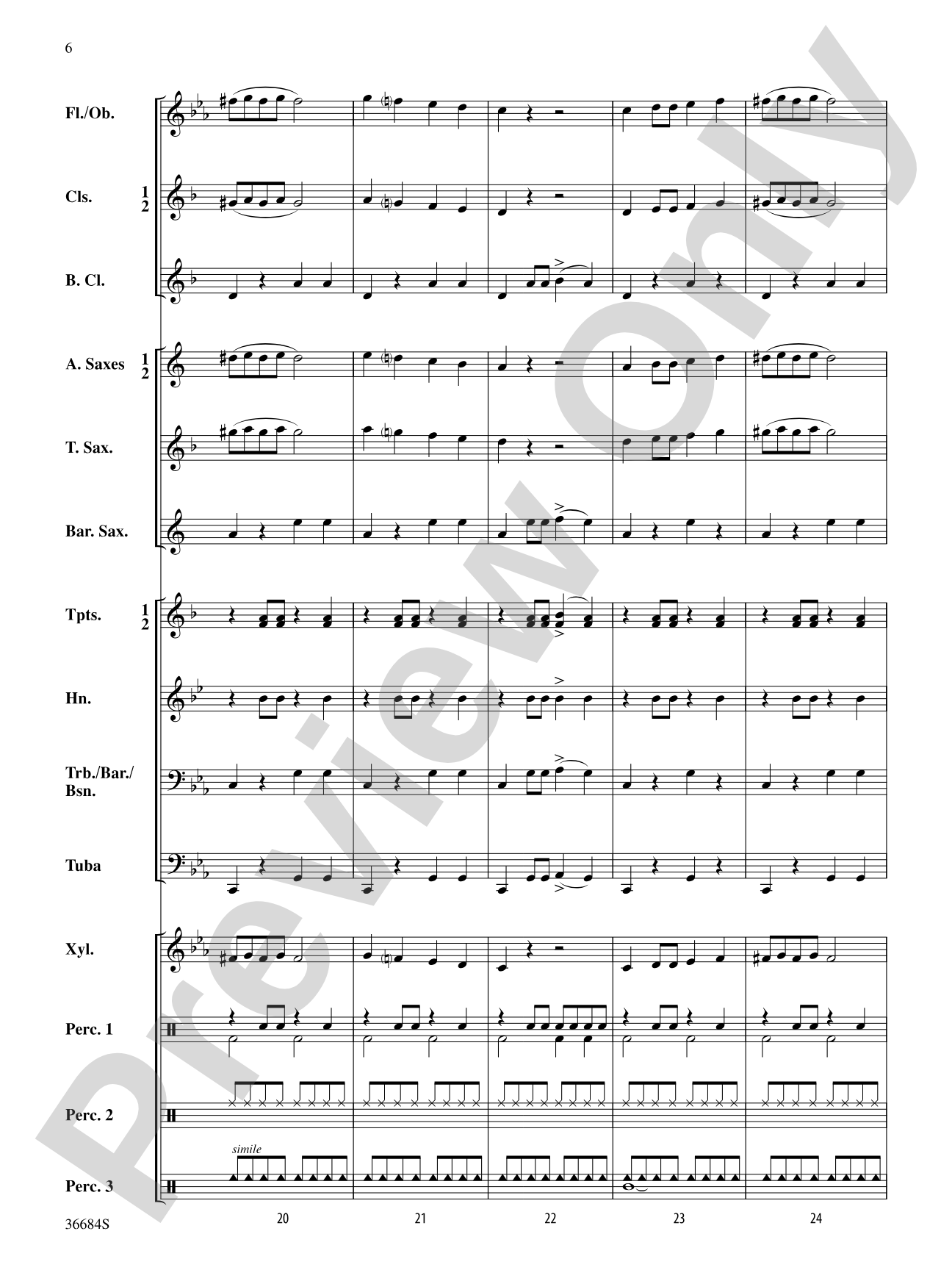 Spookyville: Concert Band Conductor Score & Parts