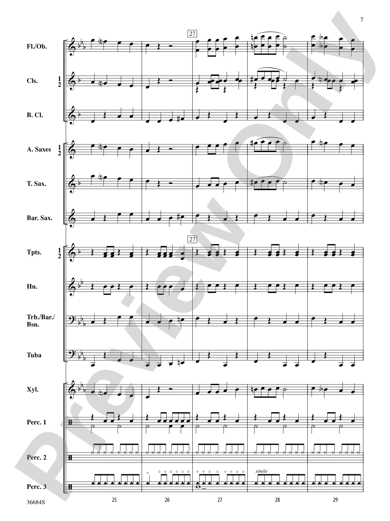 Spookyville: Concert Band Conductor Score & Parts