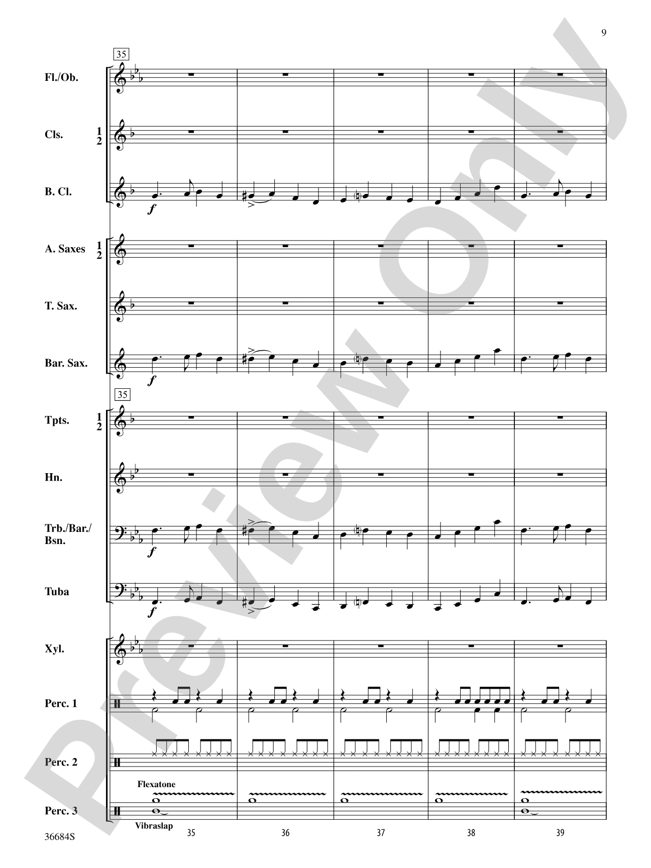 Spookyville: Concert Band Conductor Score & Parts