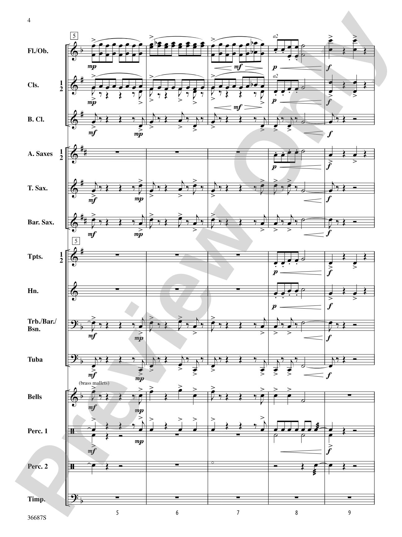 Magical Hats and Happenings: Concert Band Conductor Score & Parts