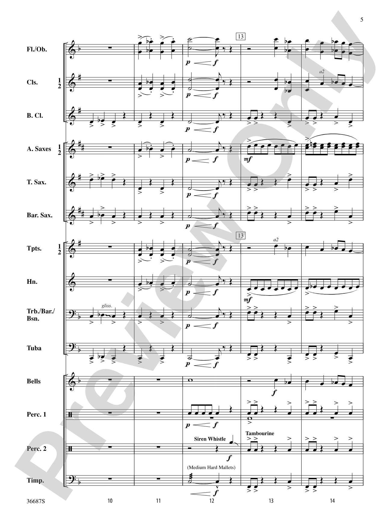 Magical Hats and Happenings: Concert Band Conductor Score & Parts