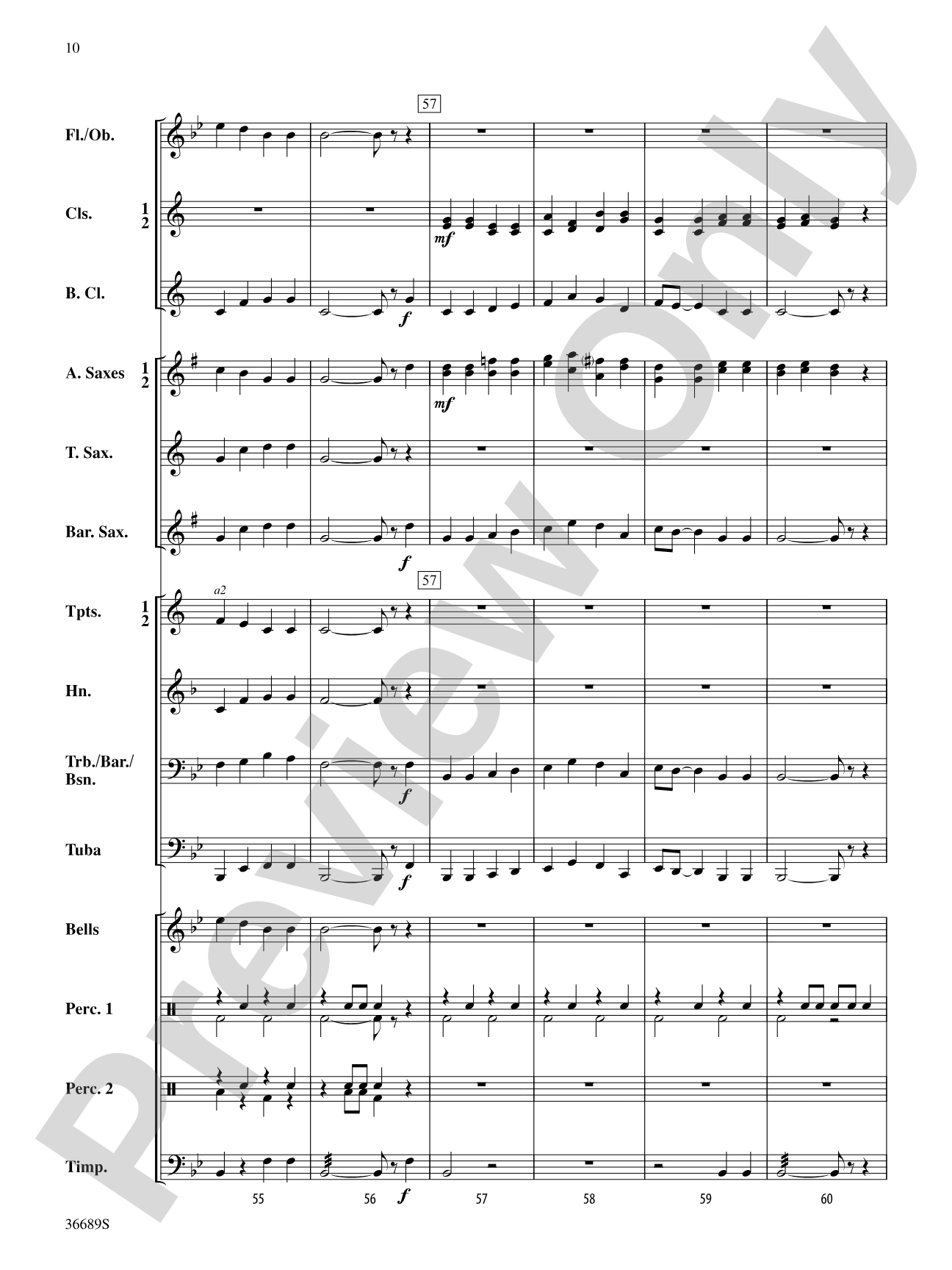 Two Irish Folk Songs: Concert Band Conductor Score & Parts