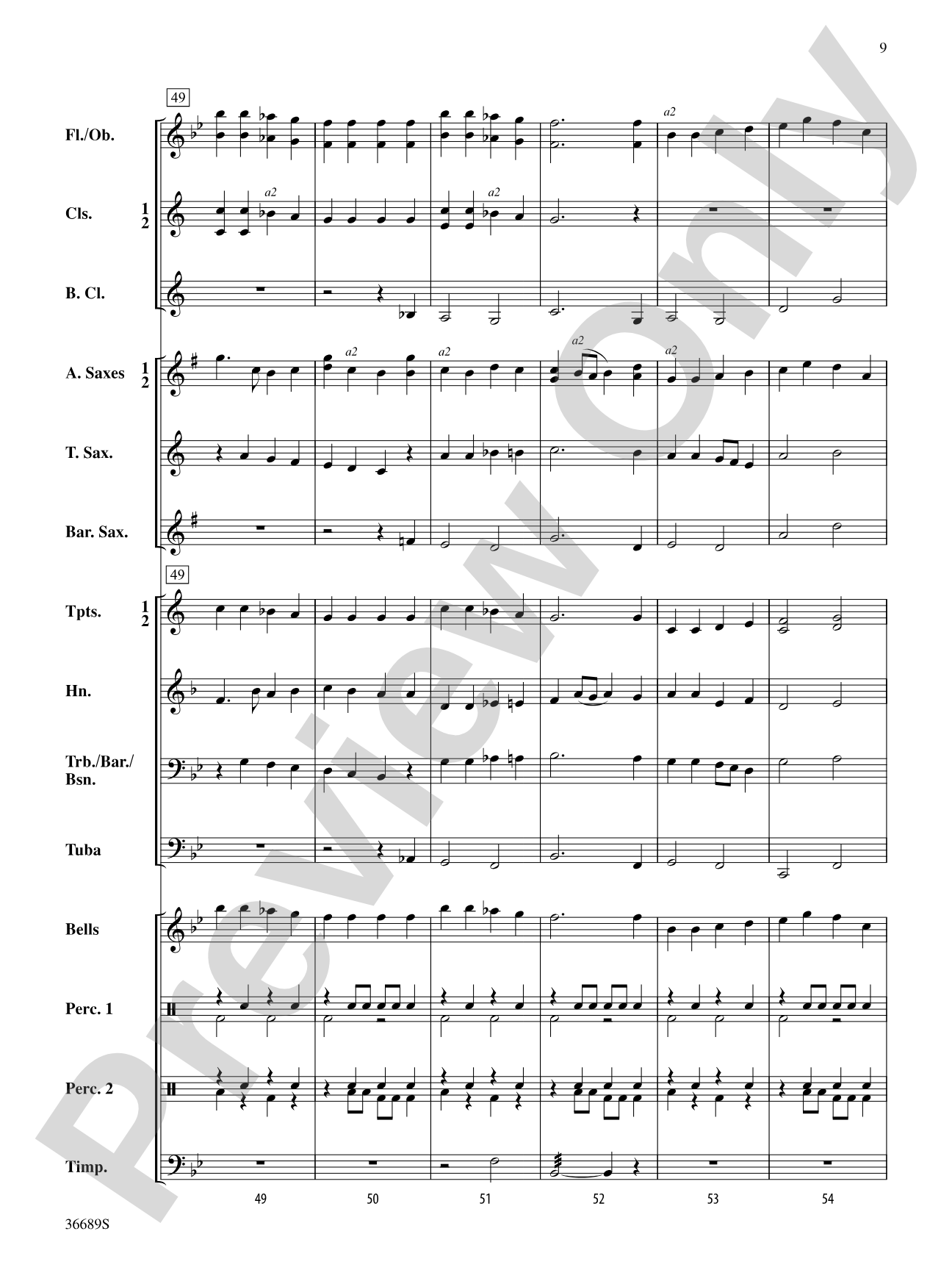 Two Irish Folk Songs: Concert Band Conductor Score & Parts