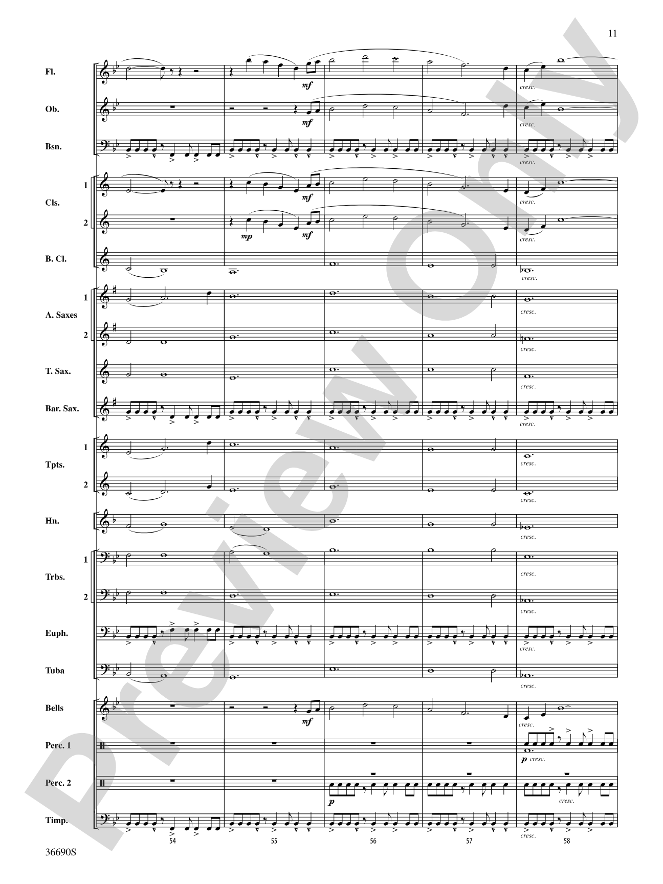 Metrix: Concert Band Conductor Score & Parts