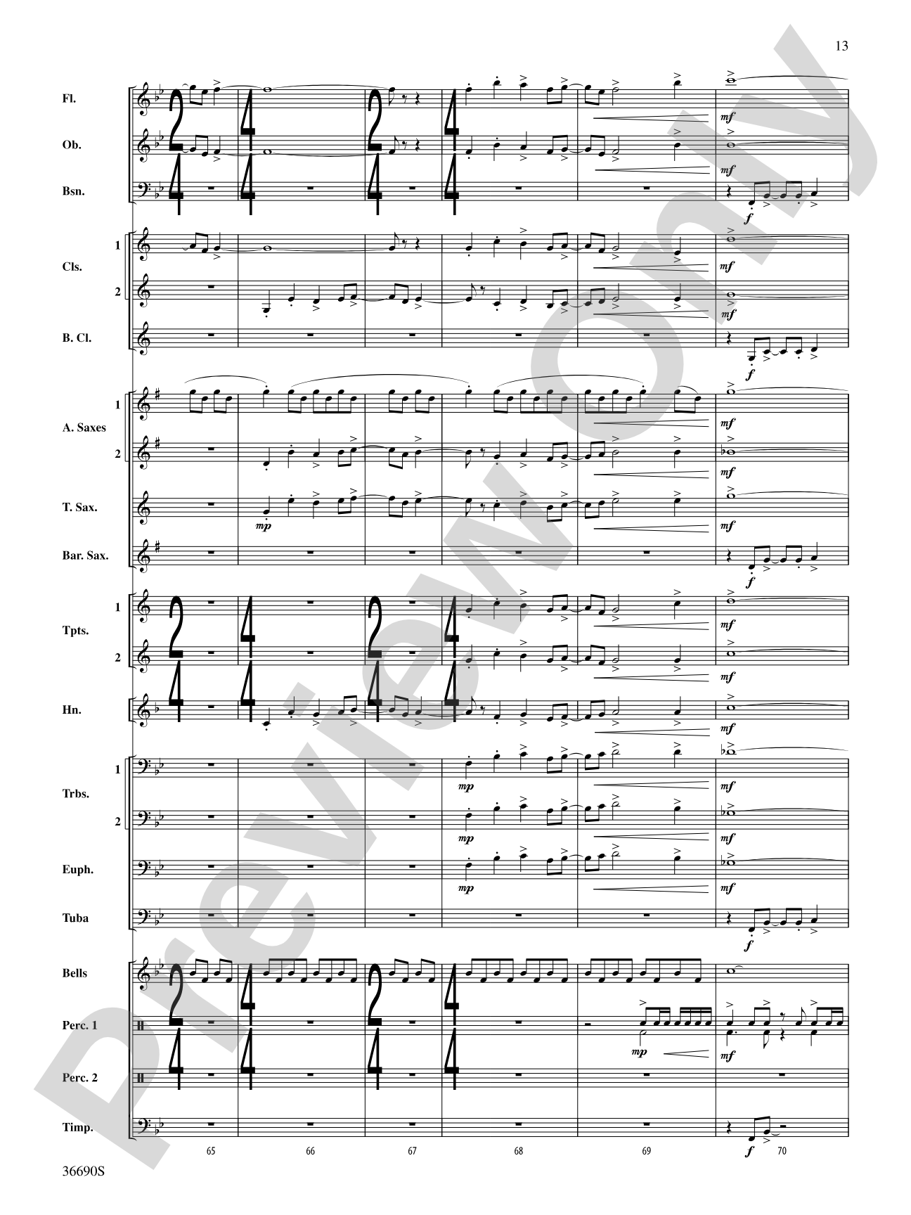 Metrix: Concert Band Conductor Score & Parts