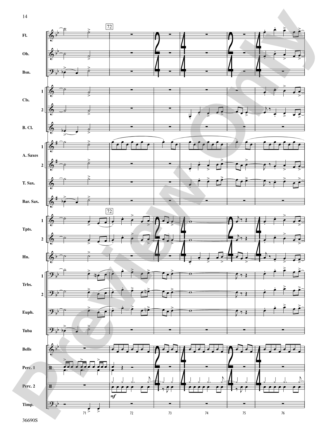 Metrix: Concert Band Conductor Score & Parts