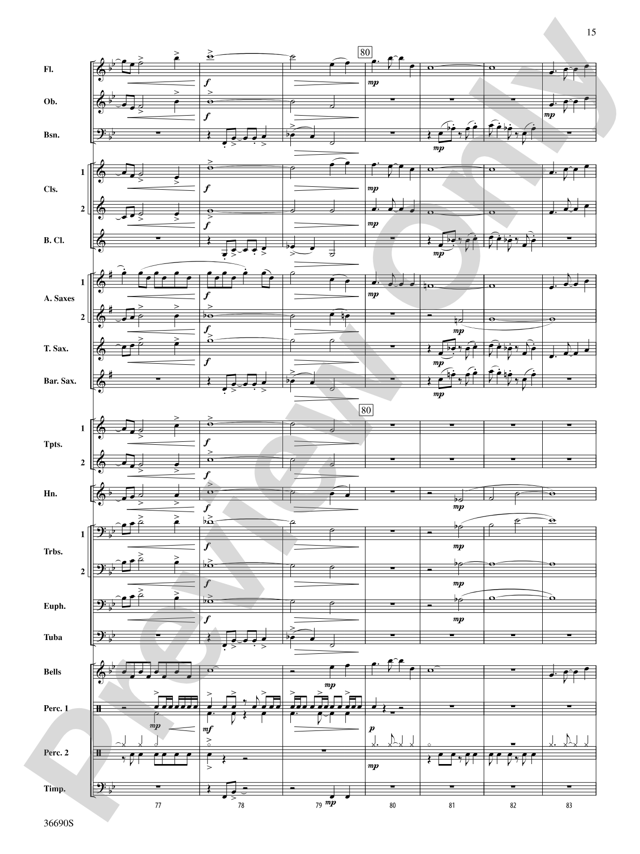 Metrix: Concert Band Conductor Score & Parts