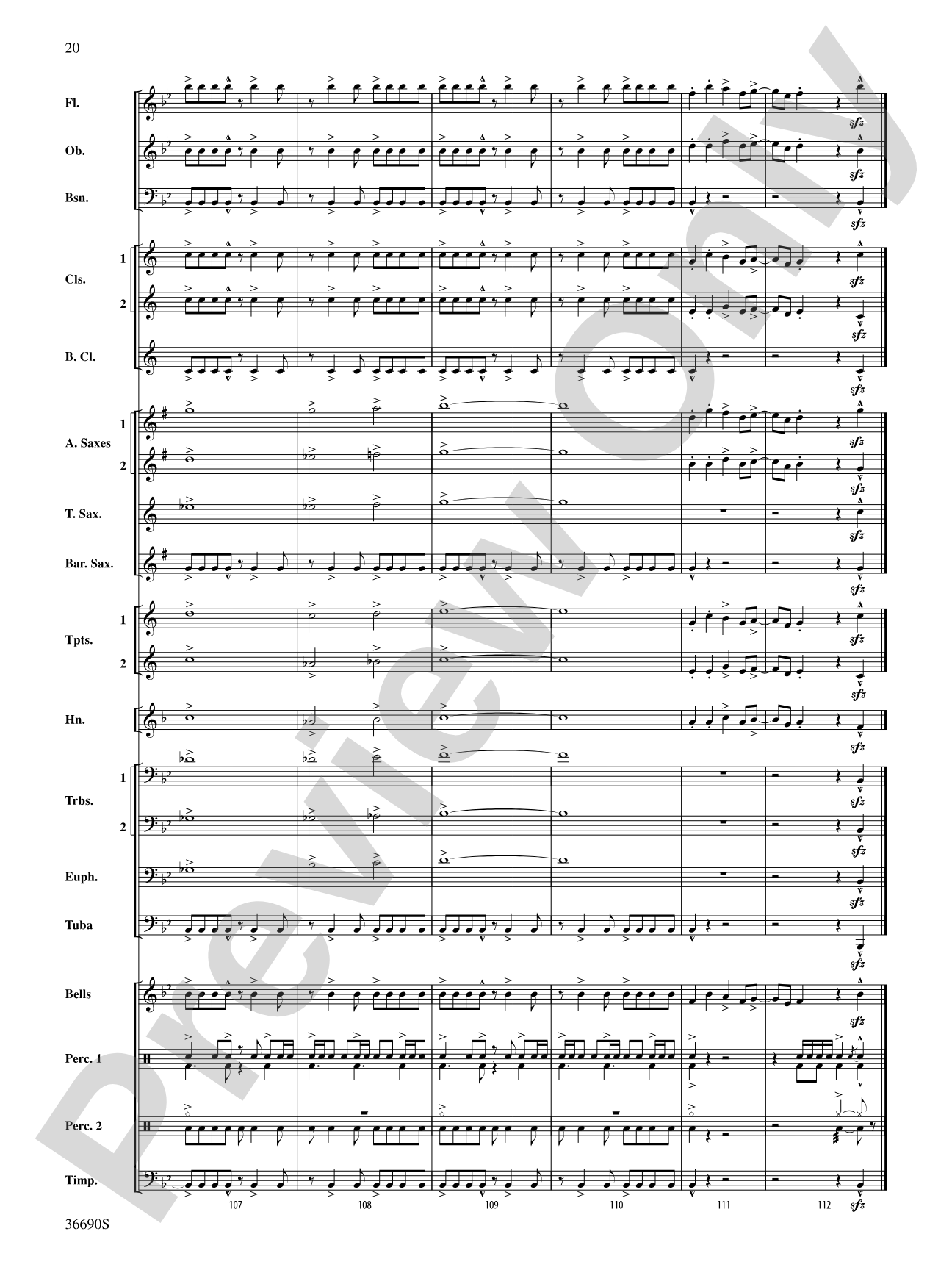 Metrix: Concert Band Conductor Score & Parts