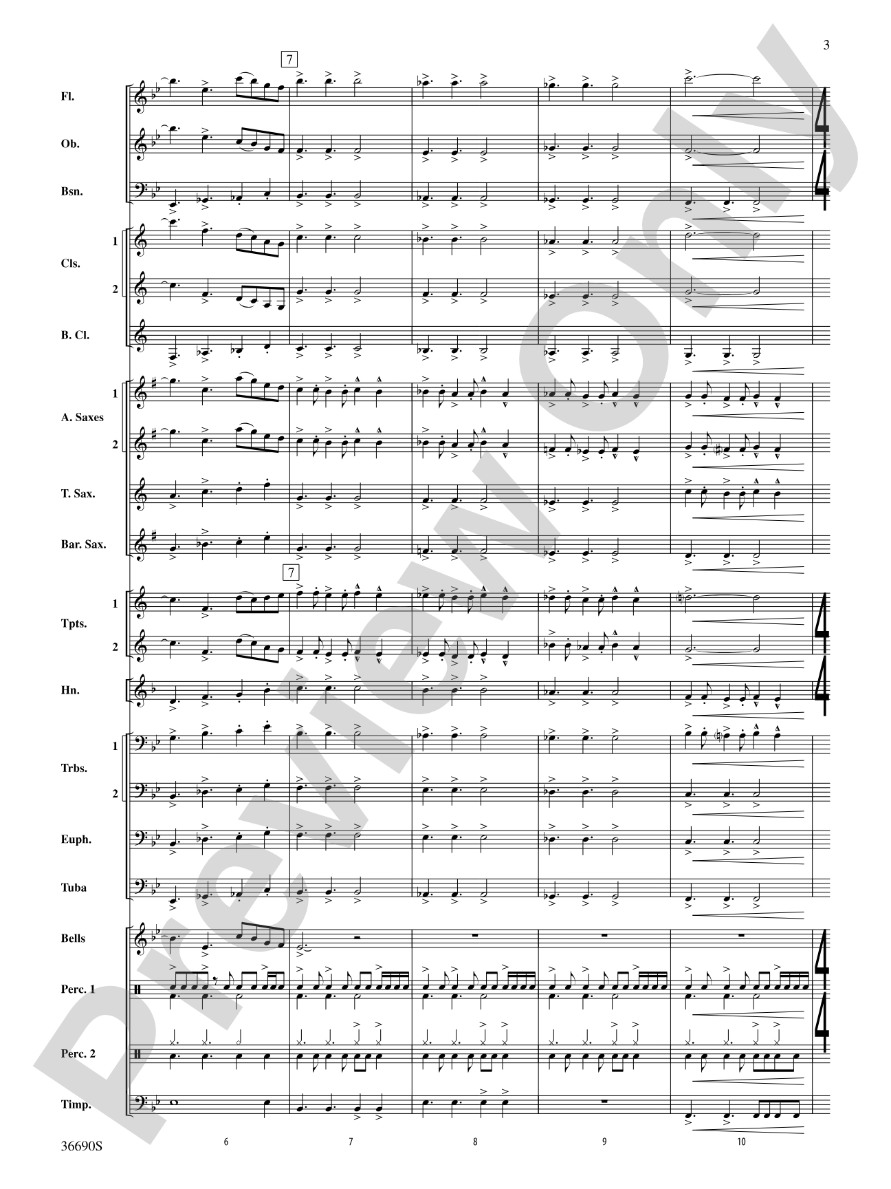 Metrix: Concert Band Conductor Score & Parts