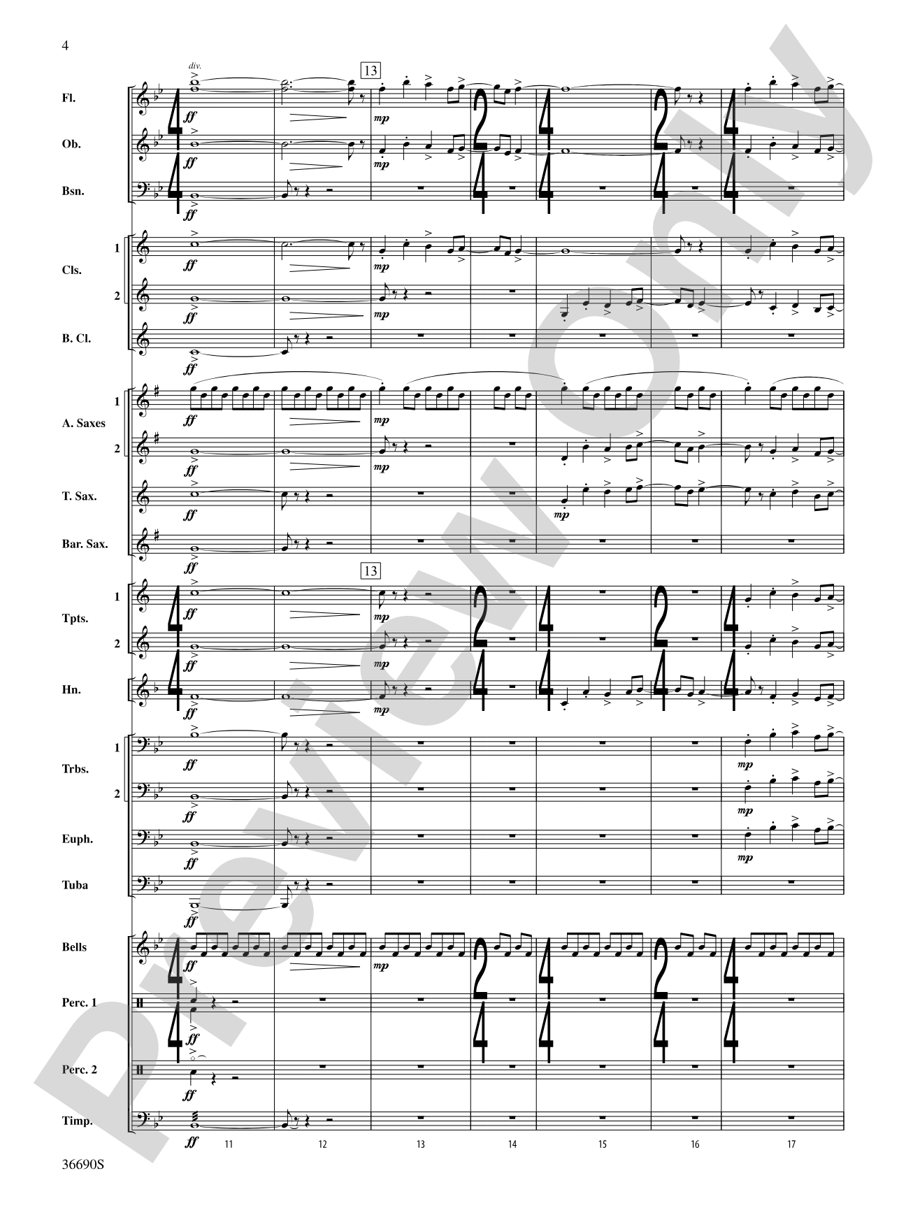 Metrix: Concert Band Conductor Score & Parts