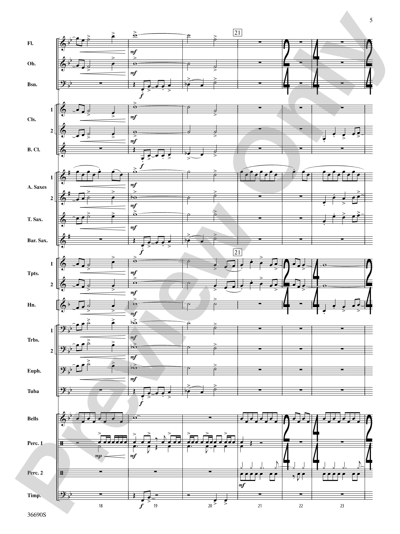 Metrix: Concert Band Conductor Score & Parts