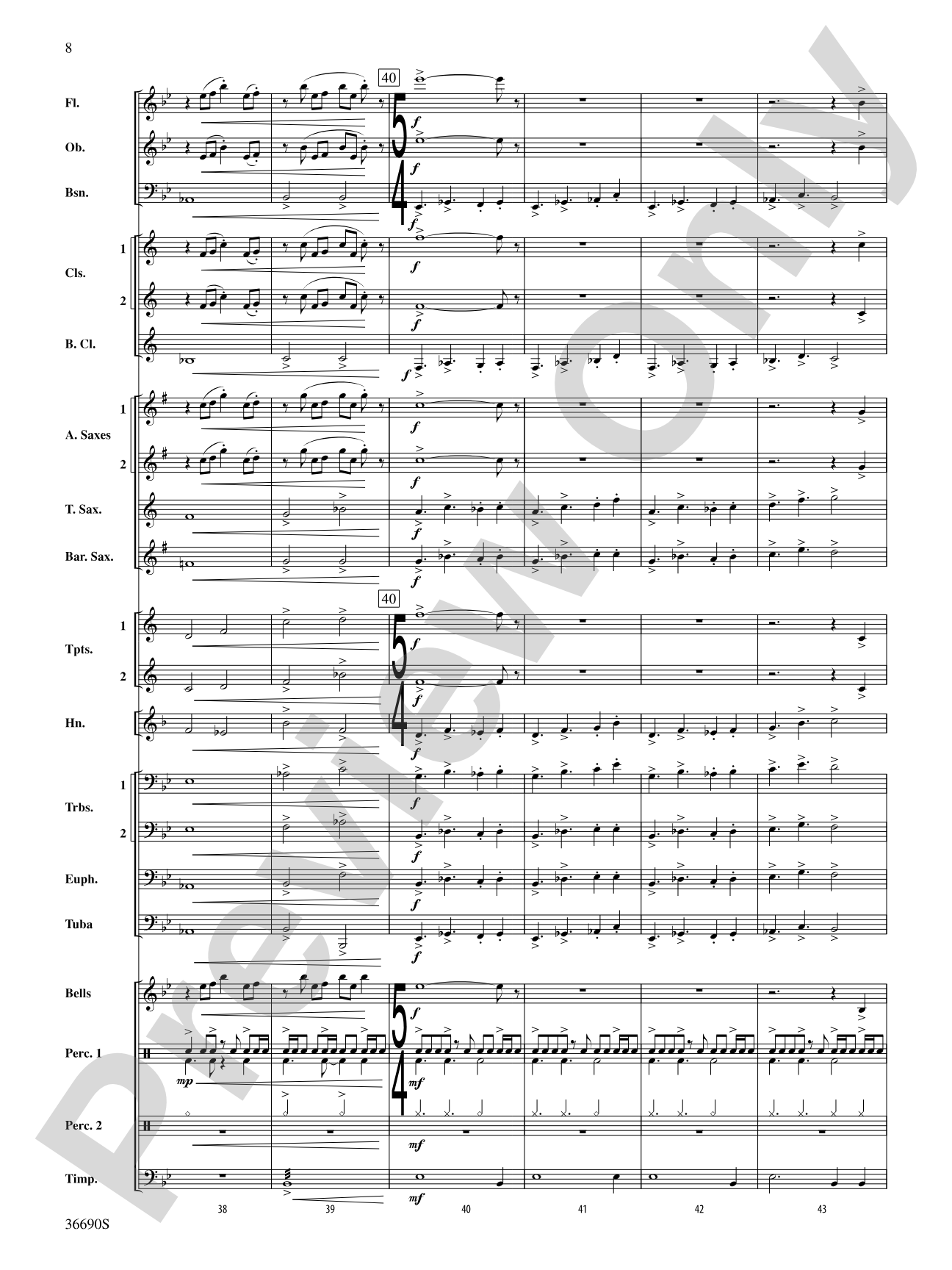 Metrix: Concert Band Conductor Score & Parts