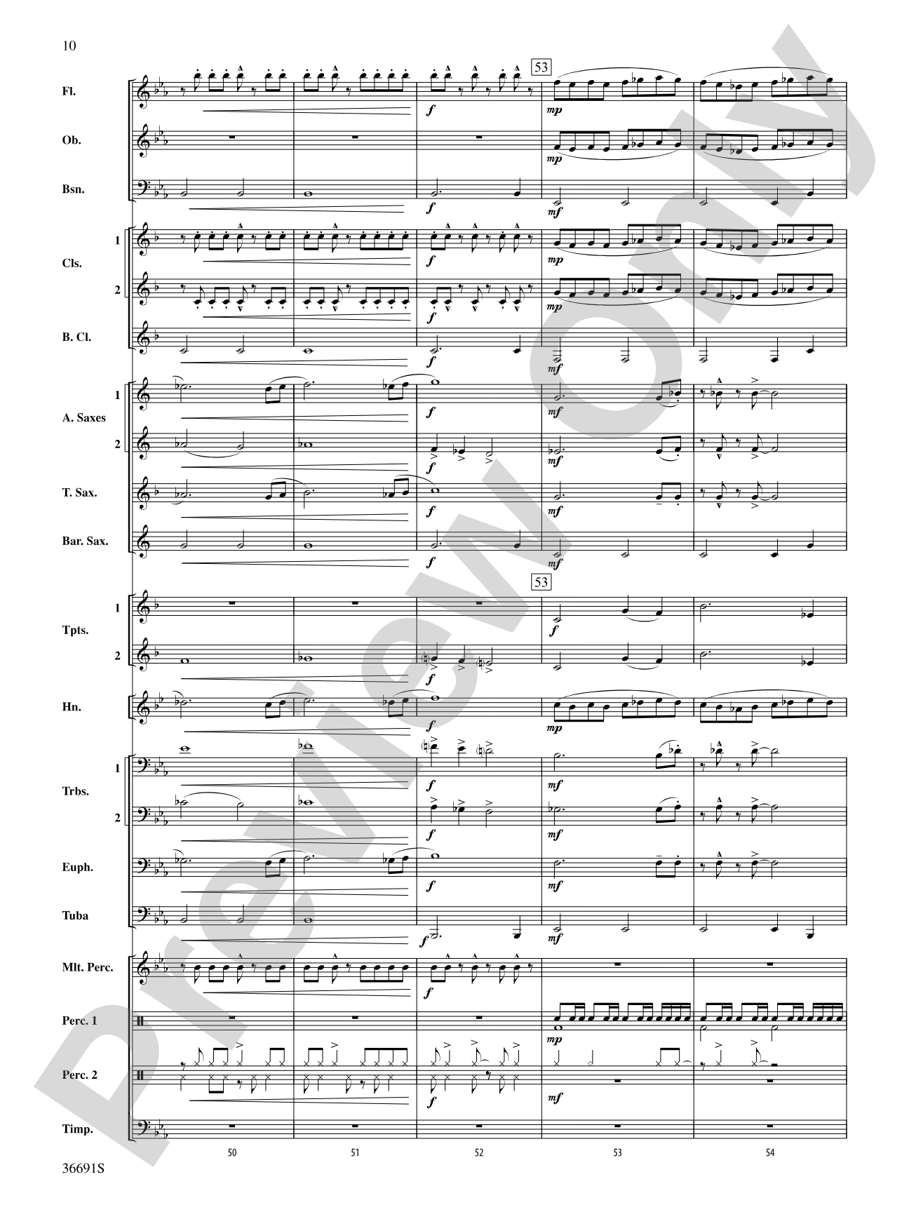 Spontaneous Combustion: Concert Band Conductor Score & Parts