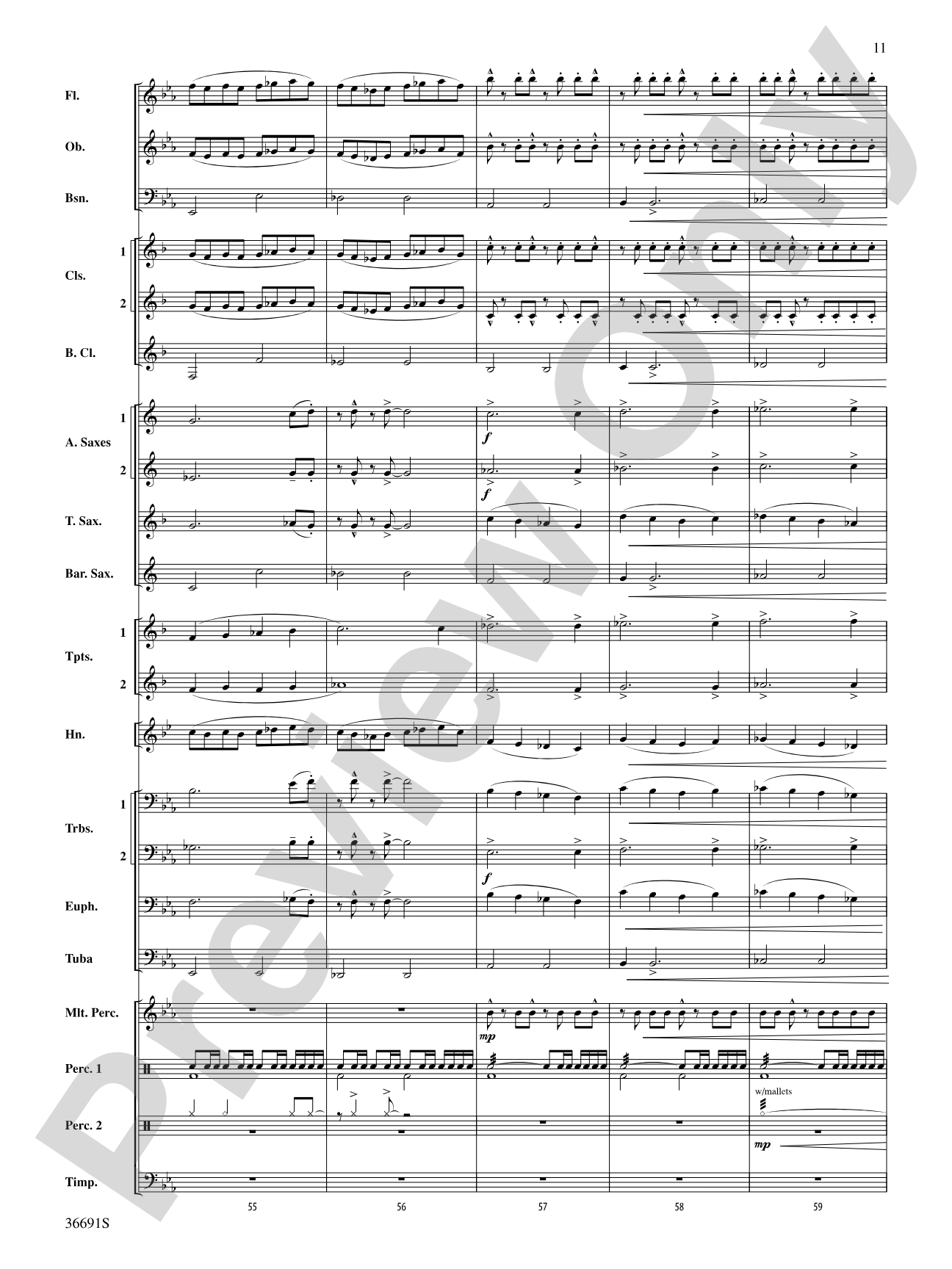 Spontaneous Combustion: Concert Band Conductor Score & Parts