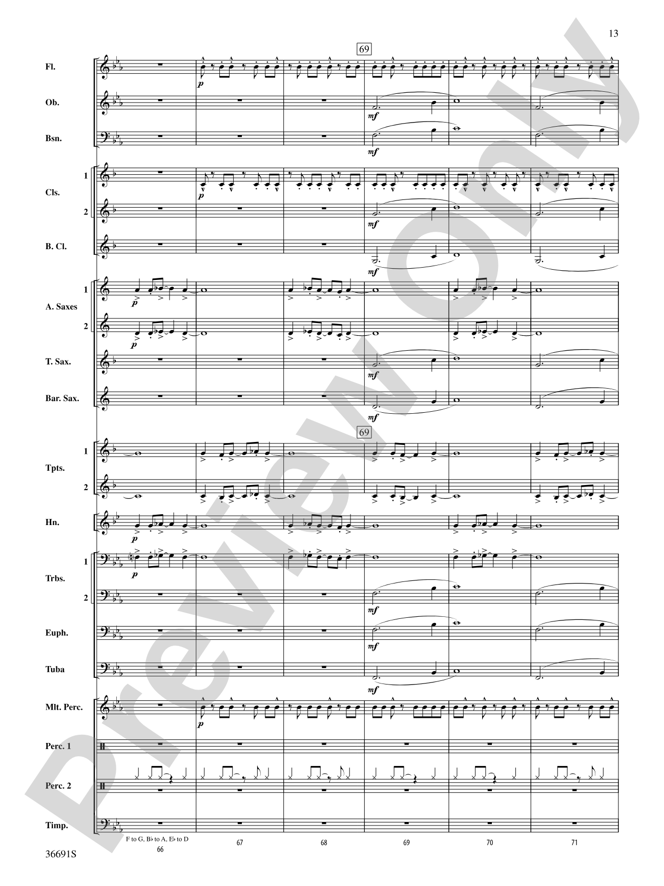 Spontaneous Combustion: Concert Band Conductor Score & Parts