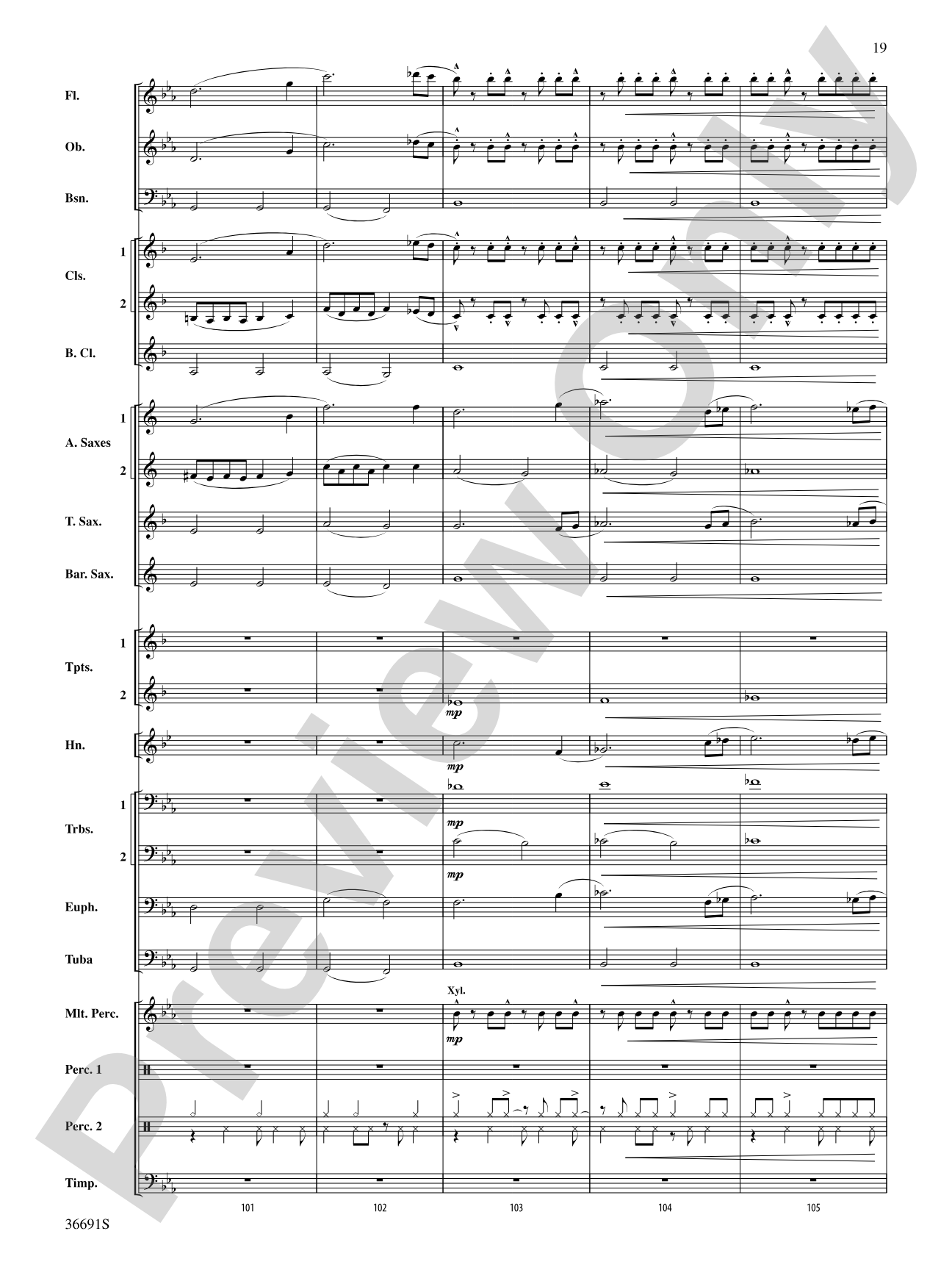Spontaneous Combustion: Concert Band Conductor Score & Parts
