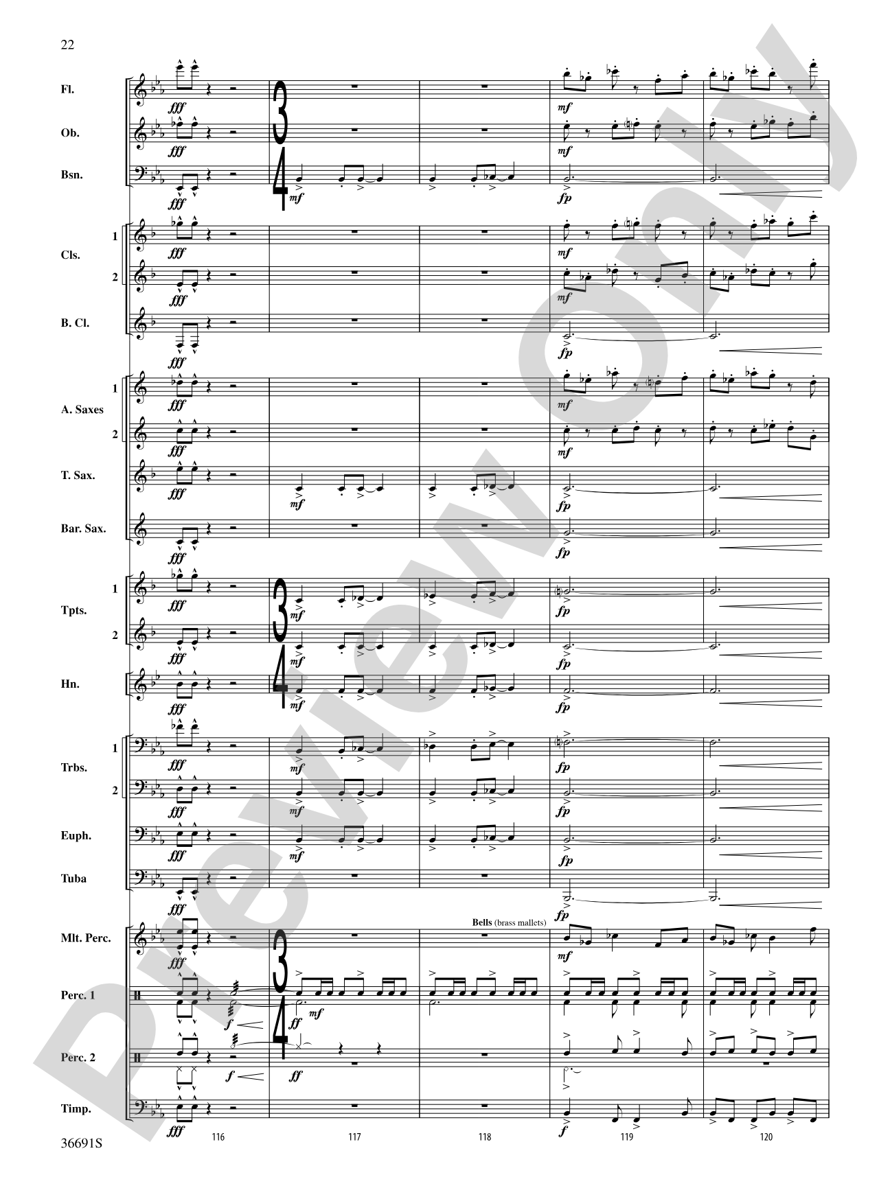 Spontaneous Combustion: Concert Band Conductor Score & Parts