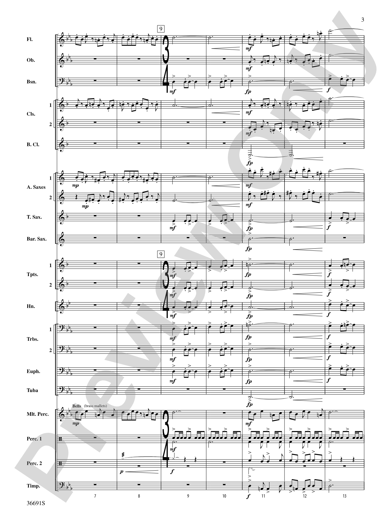 Spontaneous Combustion: Concert Band Conductor Score & Parts