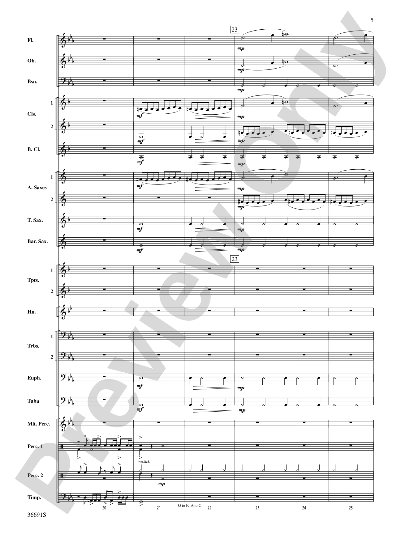 Spontaneous Combustion: Concert Band Conductor Score & Parts