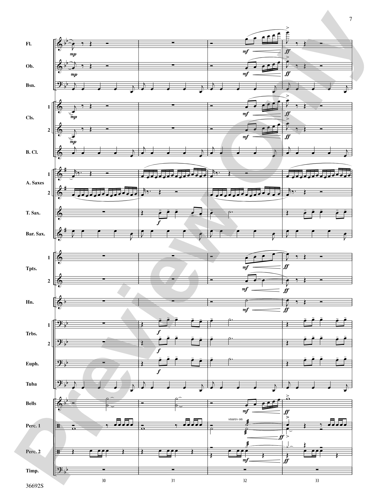 Through a Child's Eyes: Concert Band Conductor Score & Parts