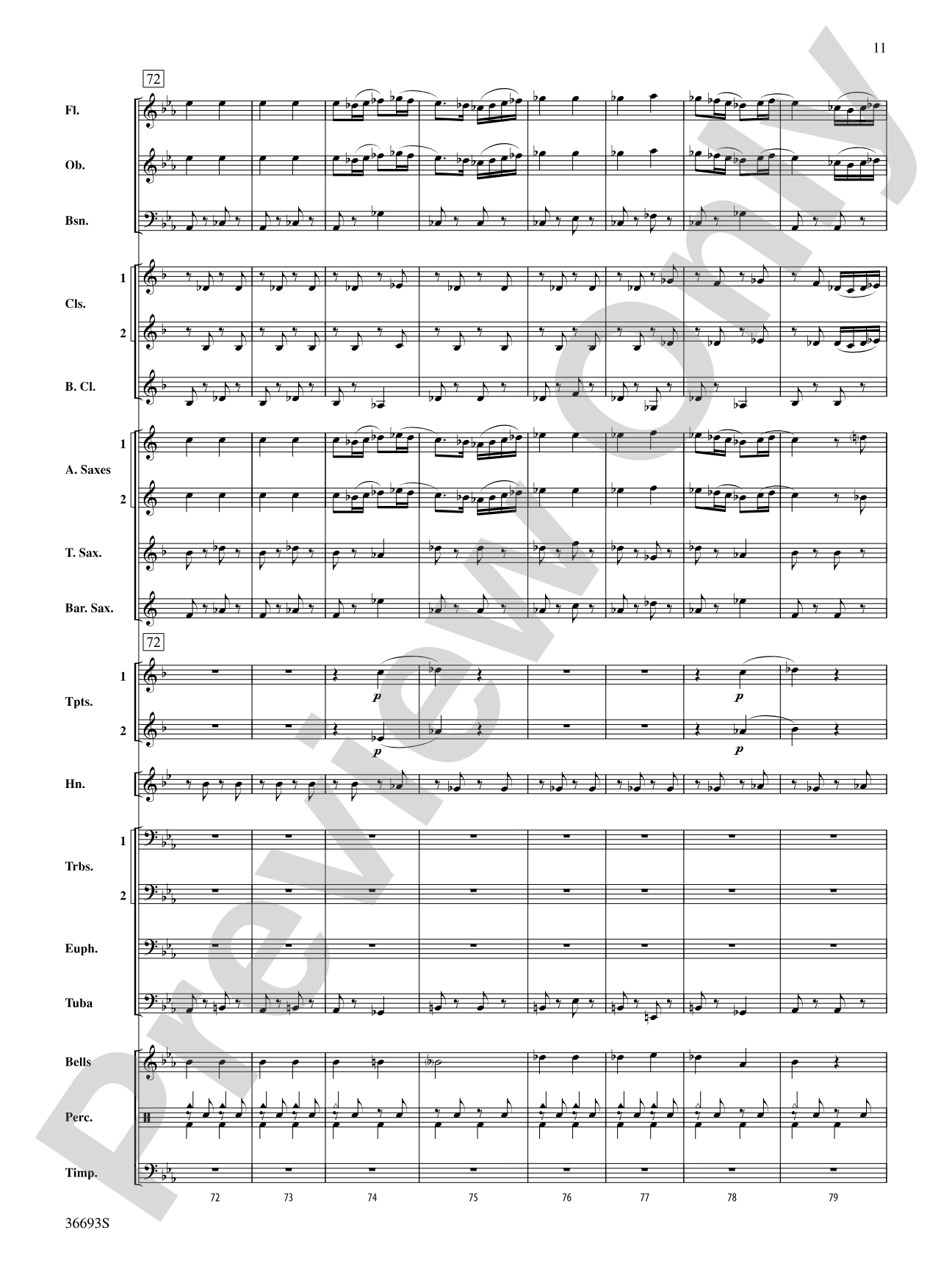 Marche Militaire: Concert Band Conductor Score & Parts