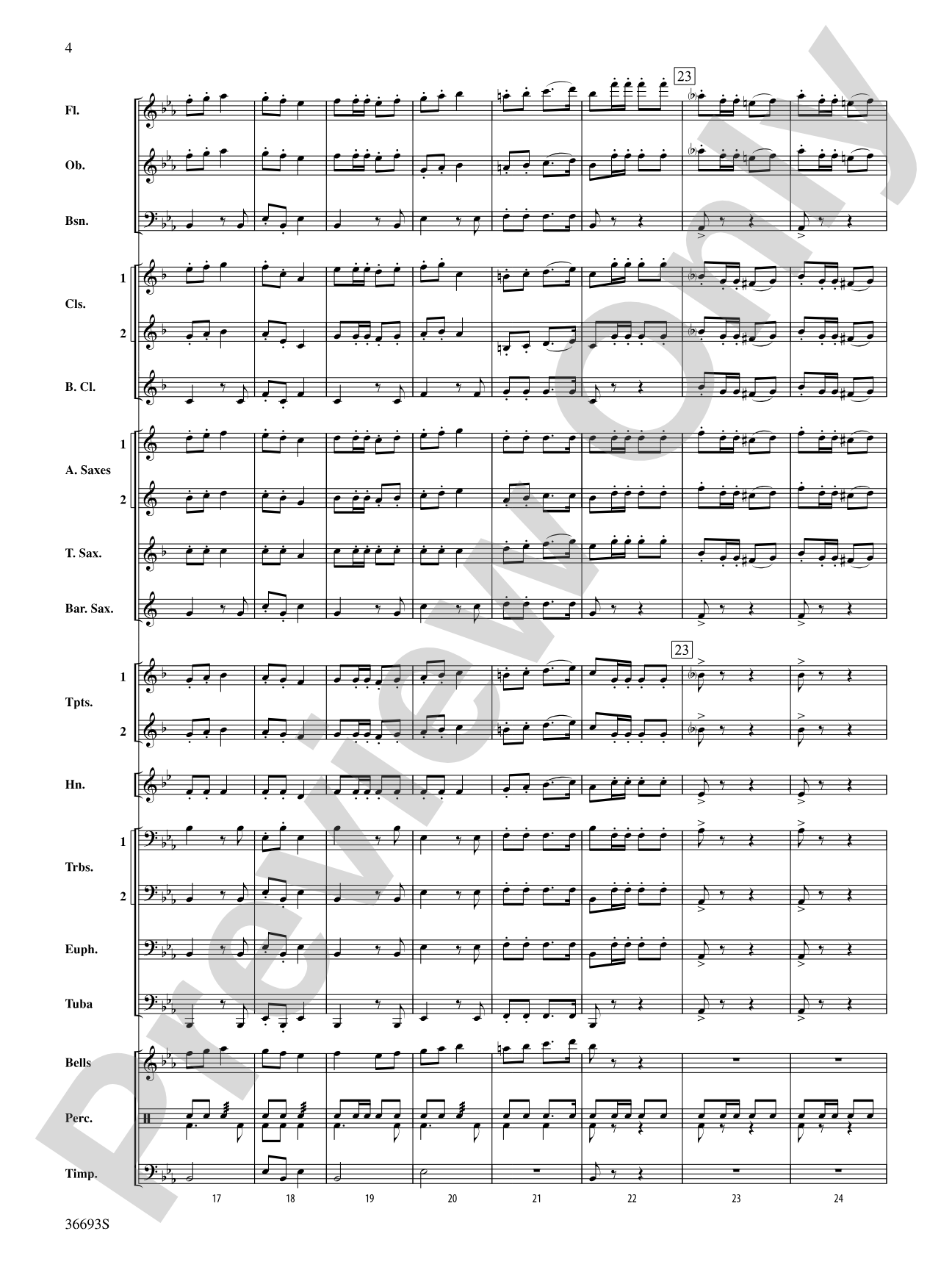 Marche Militaire: Concert Band Conductor Score & Parts