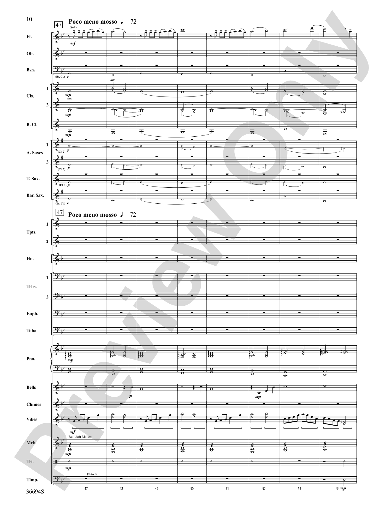 Falling Leaves: Score