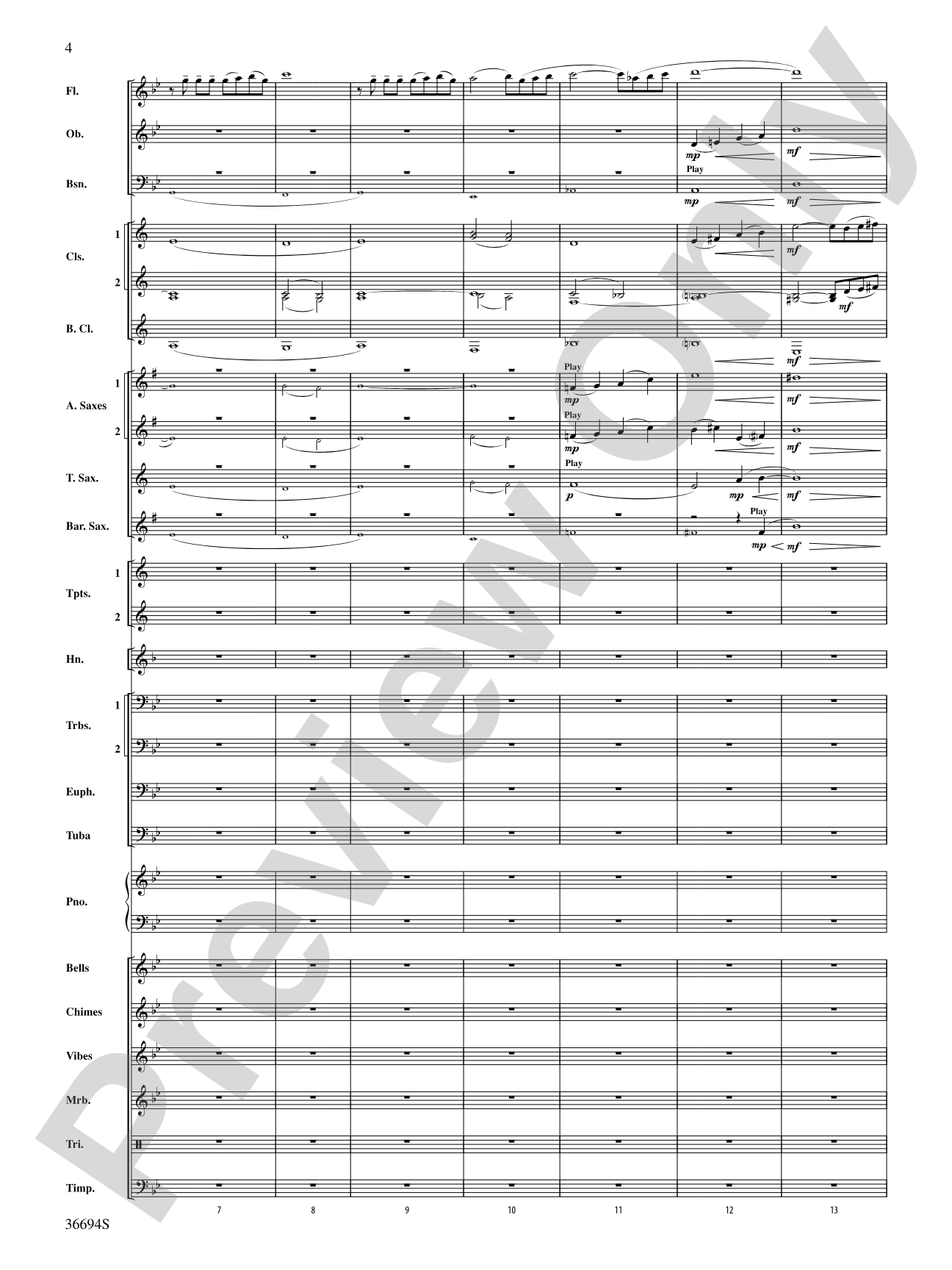 Falling Leaves: Score