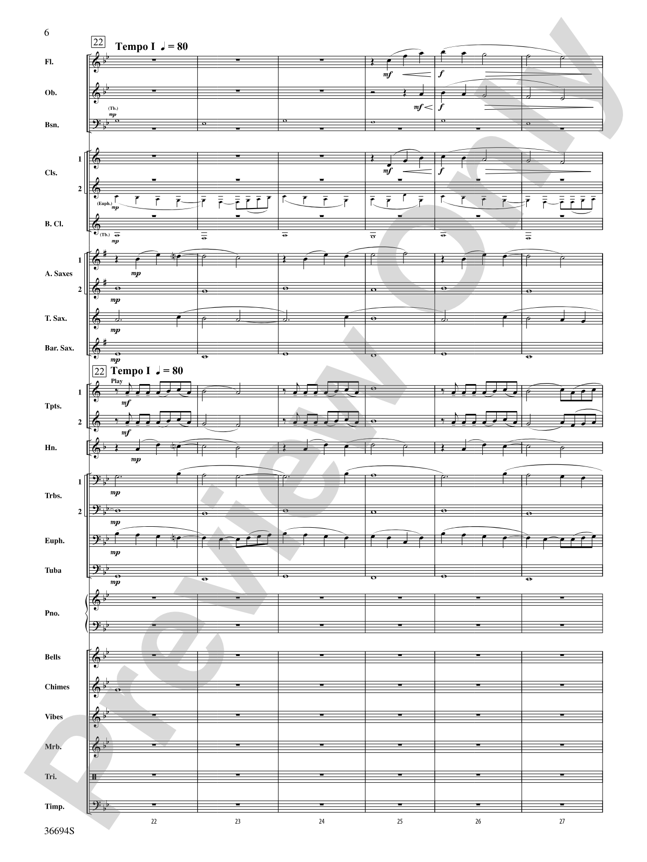 Falling Leaves: Score