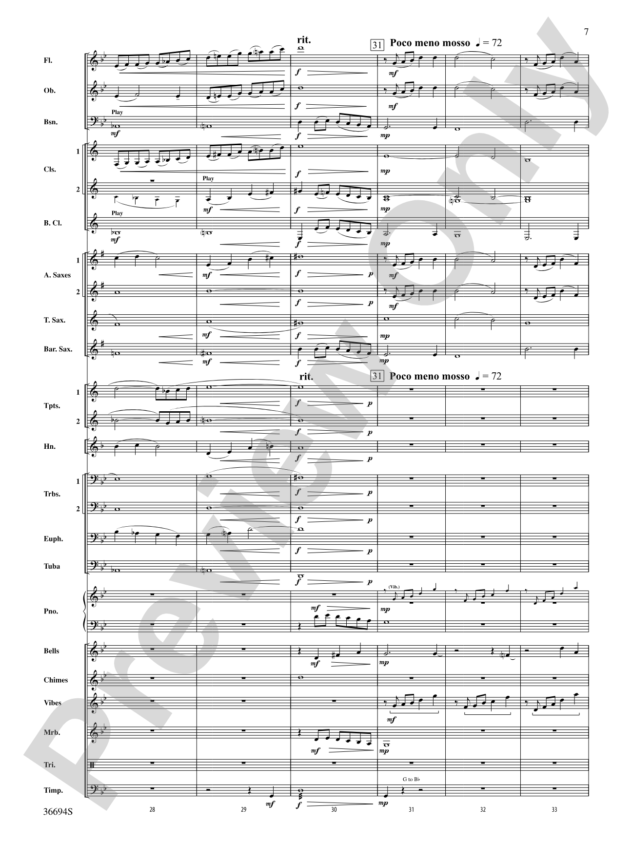 Falling Leaves: Score